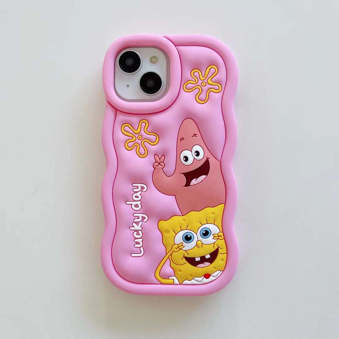 SpongeBob and Patrick Silicon Phone Cases For iPhone