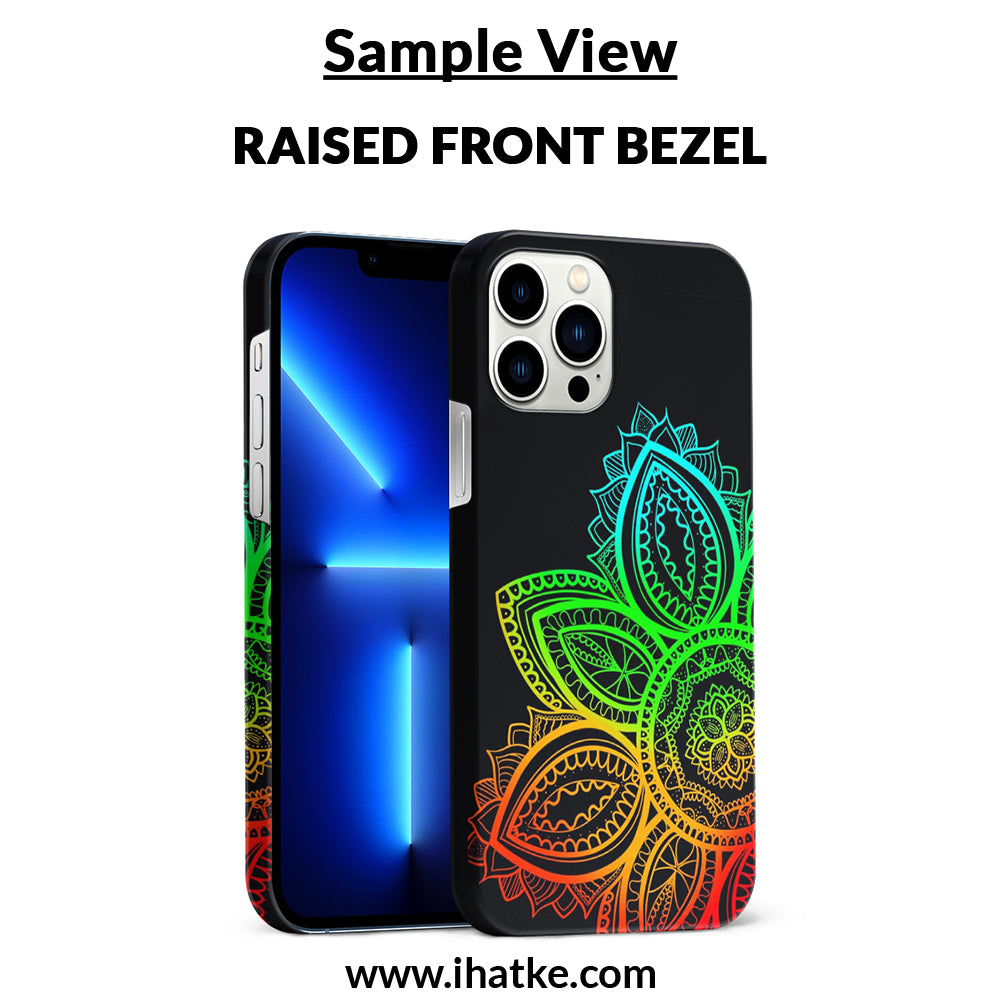 Buy Neon Mandala Hard Back Mobile Phone Case Cover For Poco C55 Online