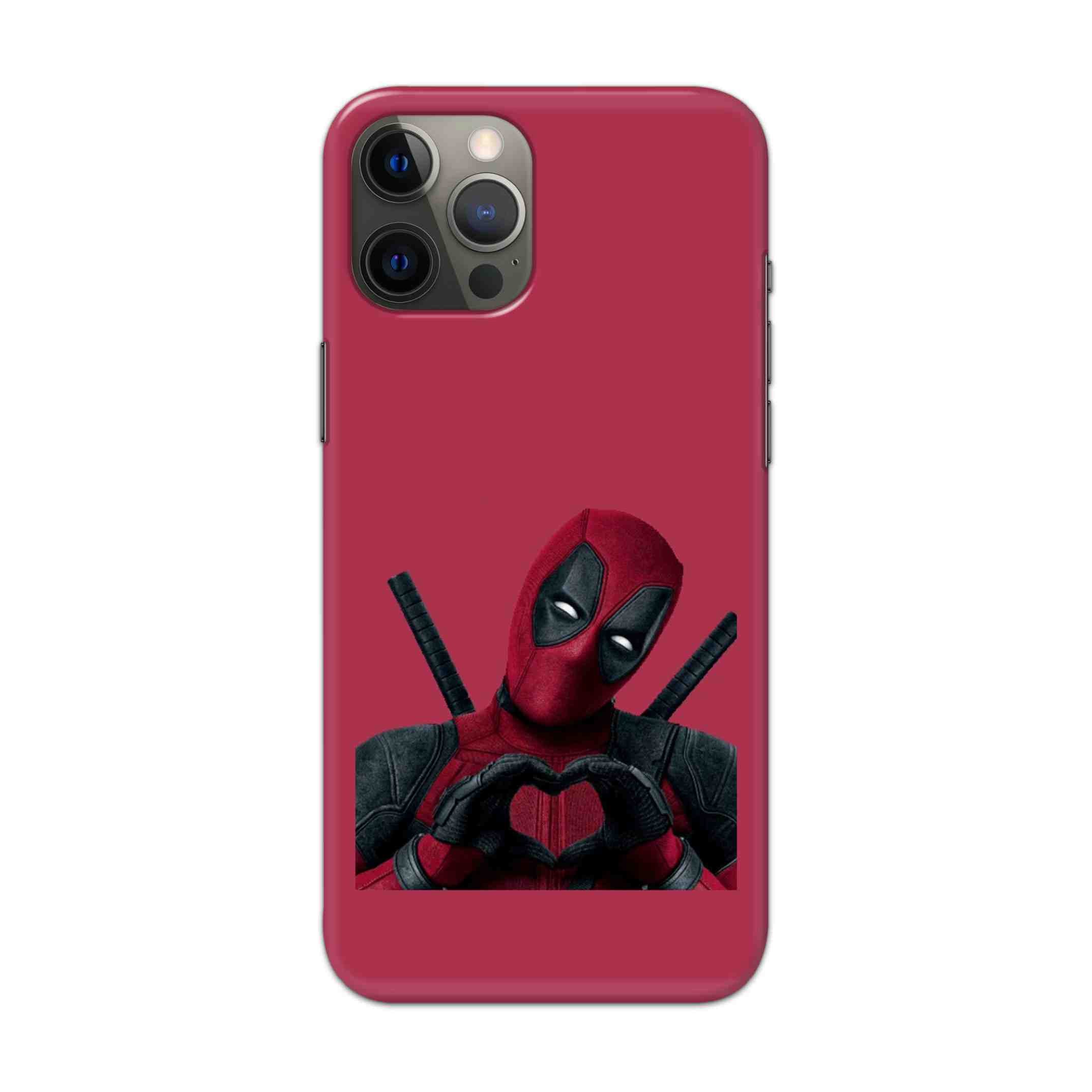 Buy Deadpool Heart Hard Back Mobile Phone Case/Cover For Apple iPhone 13 Pro Online