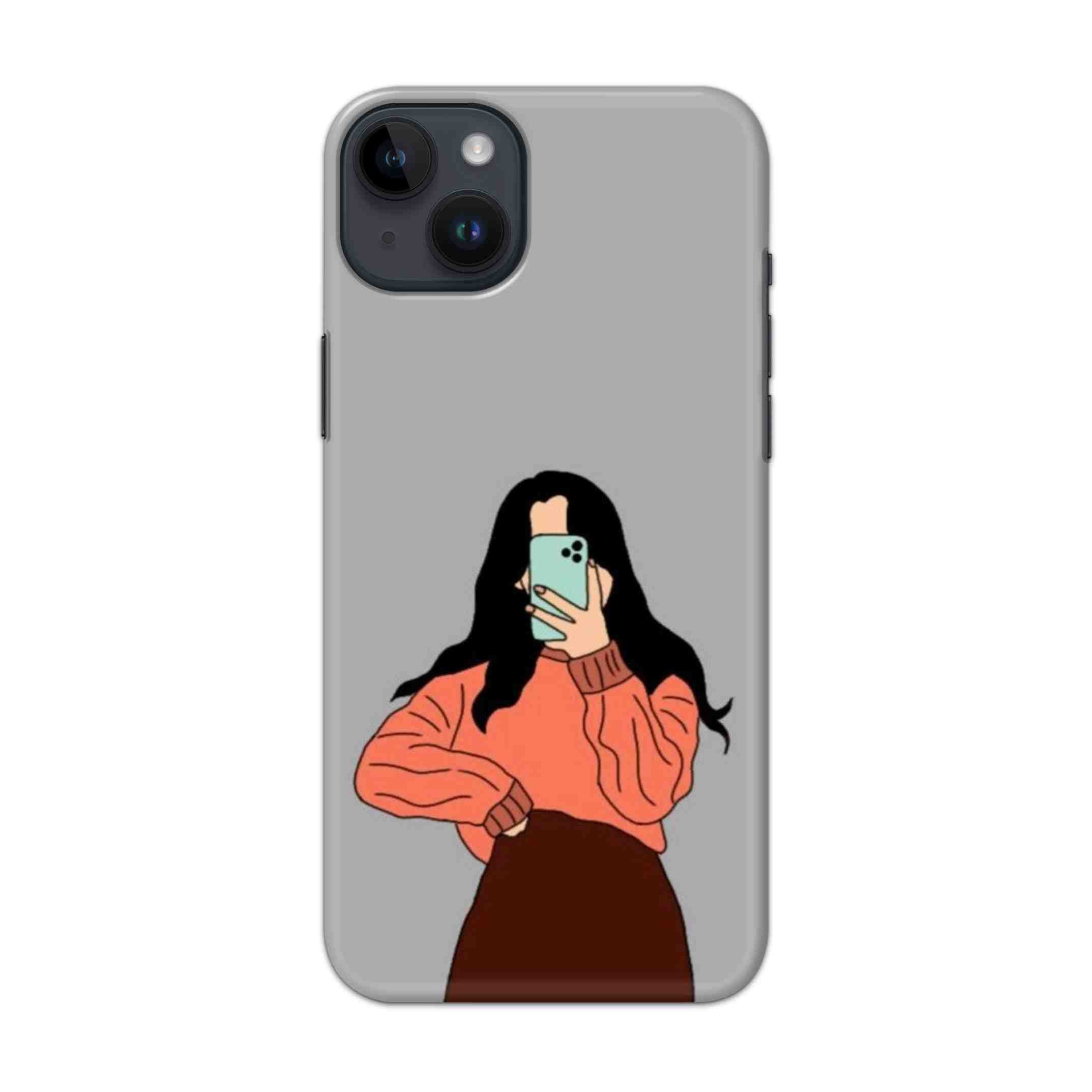 Buy Orange Girl Hard Back Mobile Phone Case Cover For iPhone 14 Online