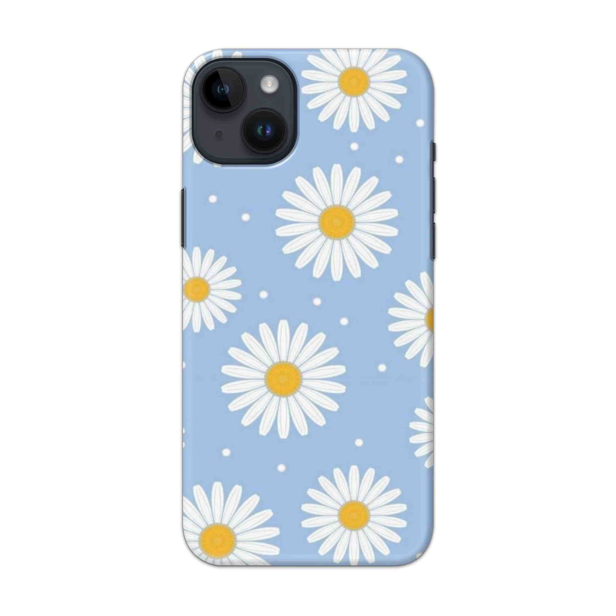 Buy White Sunflower Hard Back Mobile Phone Case Cover For iPhone 14 Online