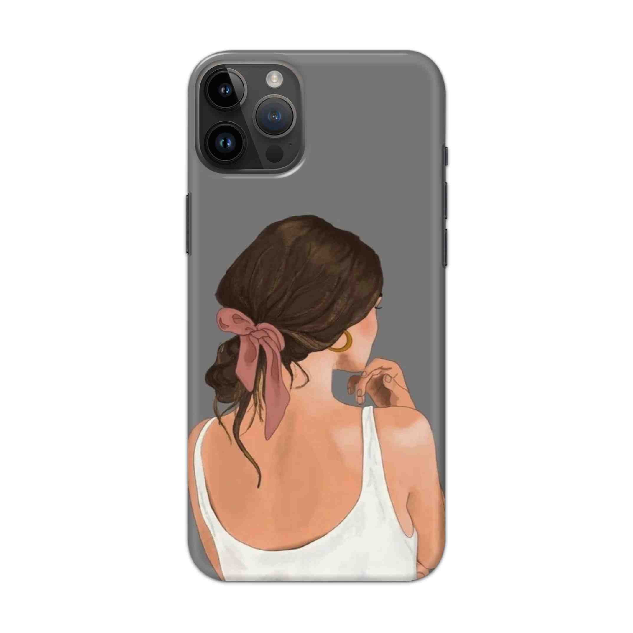 Buy Thinking Girl Hard Back Mobile Phone Case Cover For iPhone 14 Pro Online
