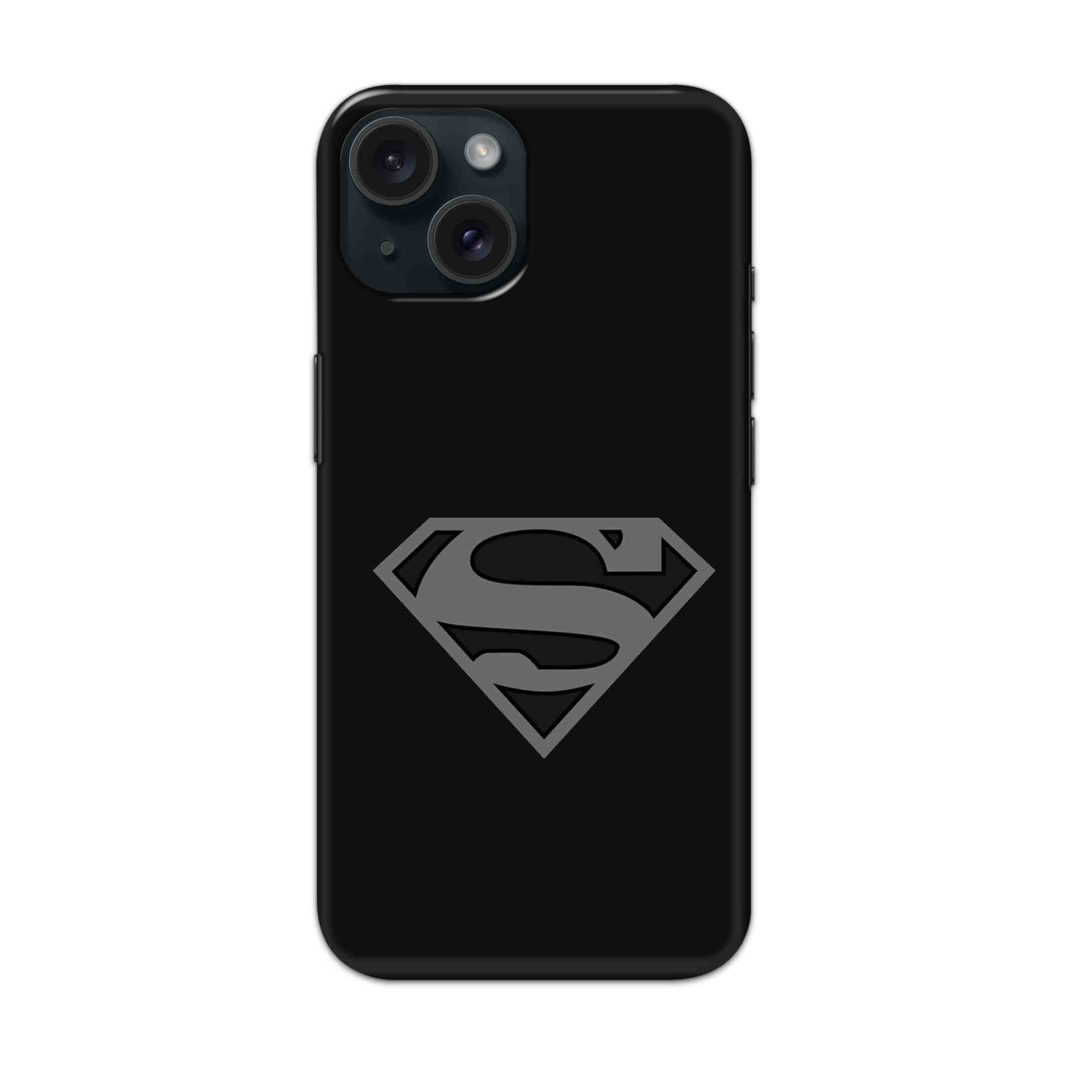 Buy Superman Logo Hard Back Mobile Phone Case/Cover For iPhone 15 Online