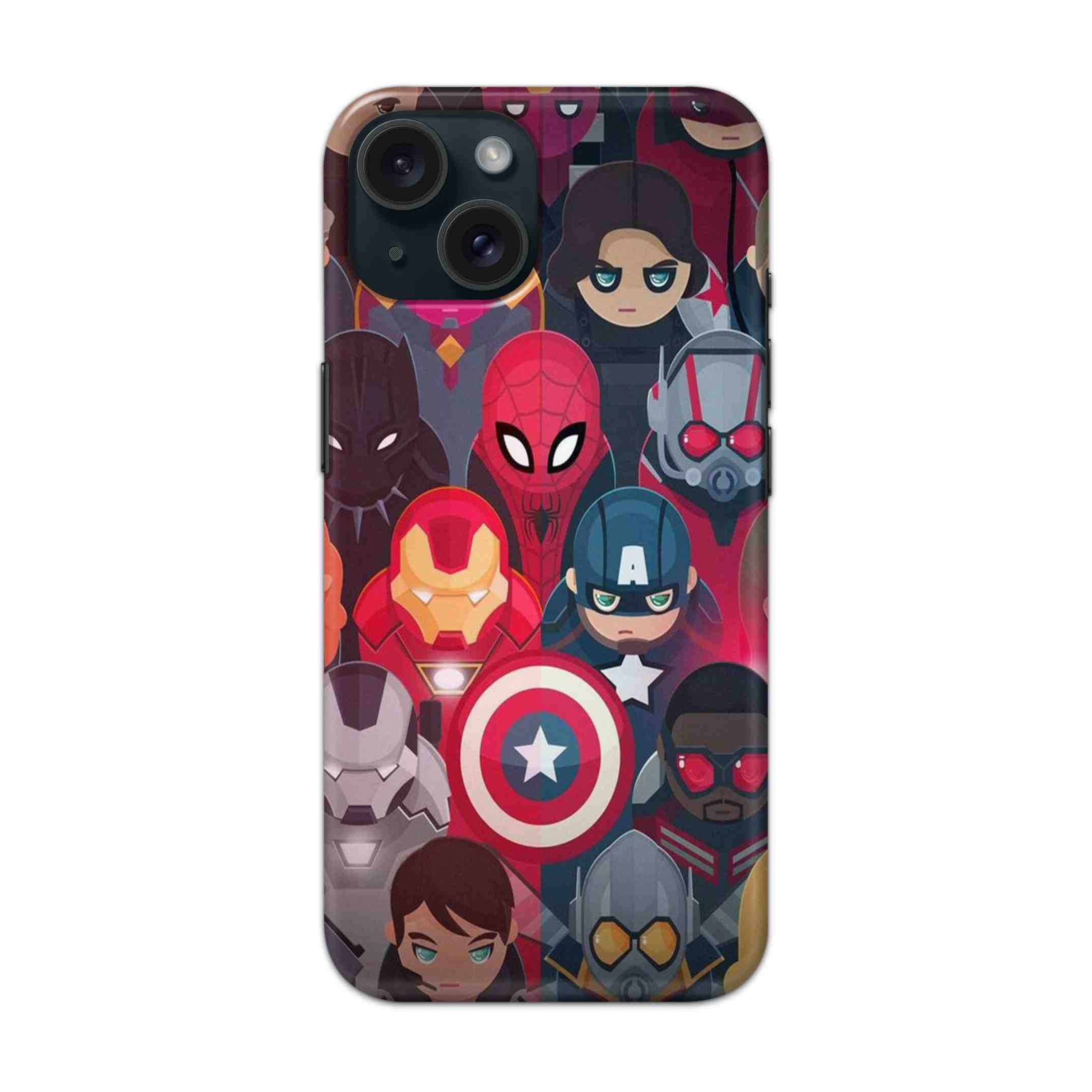 Buy Marvel Mix Hard Back Mobile Phone Case Cover For Apple iPhone 15 Online