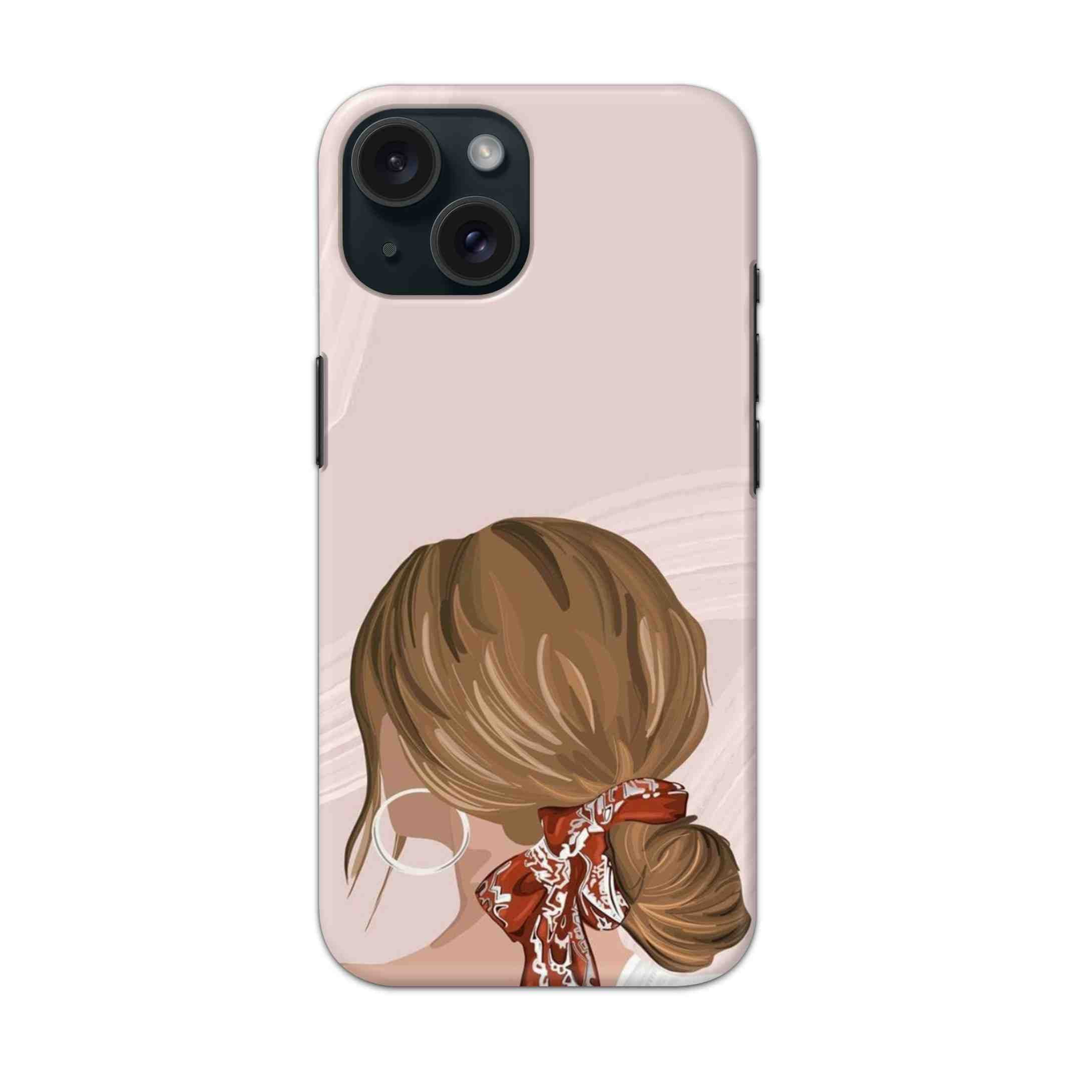 Buy Girl With Red Scaff Hard Back Mobile Phone Case Cover For Apple iPhone 15 Online