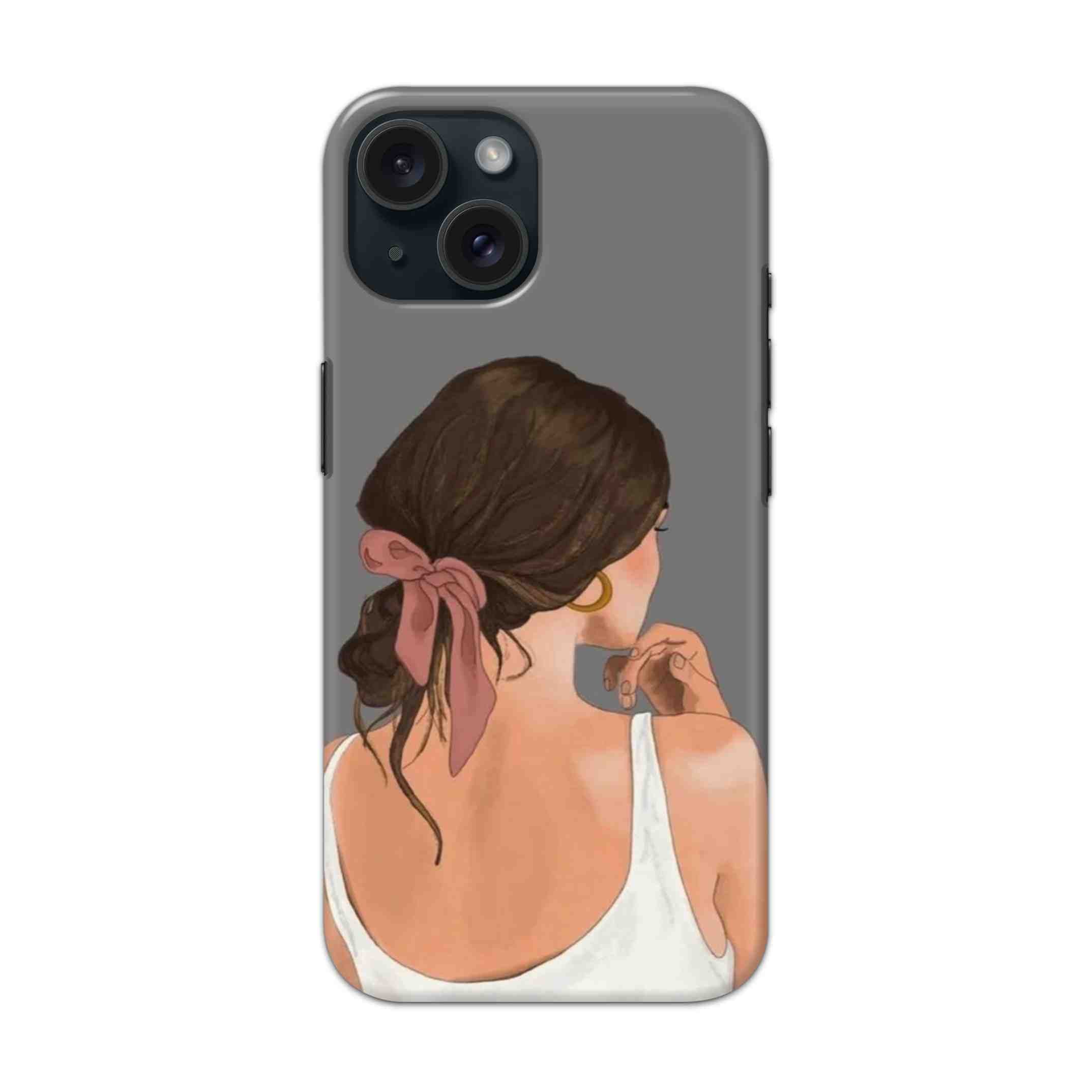 Buy Thinking Girl Hard Back Mobile Phone Case Cover For Apple iPhone 15 Online