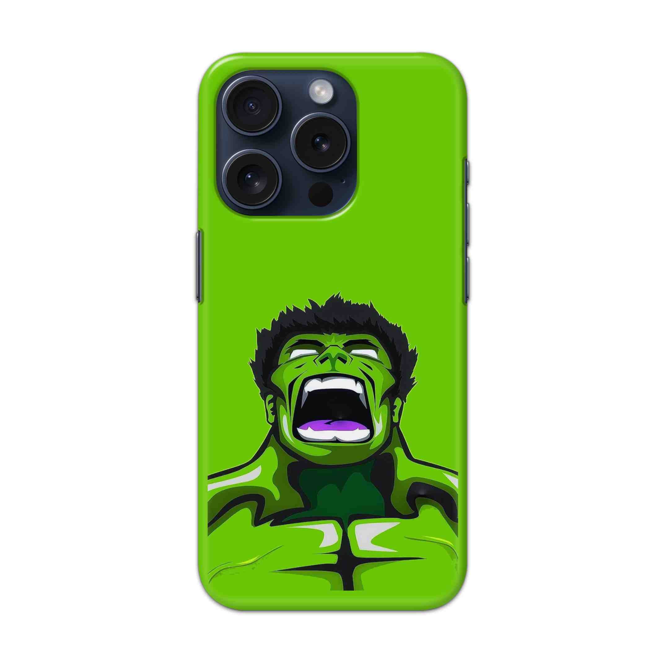 Buy Green Hulk Hard Back Mobile Phone Case/Cover For iPhone 15 Pro Online