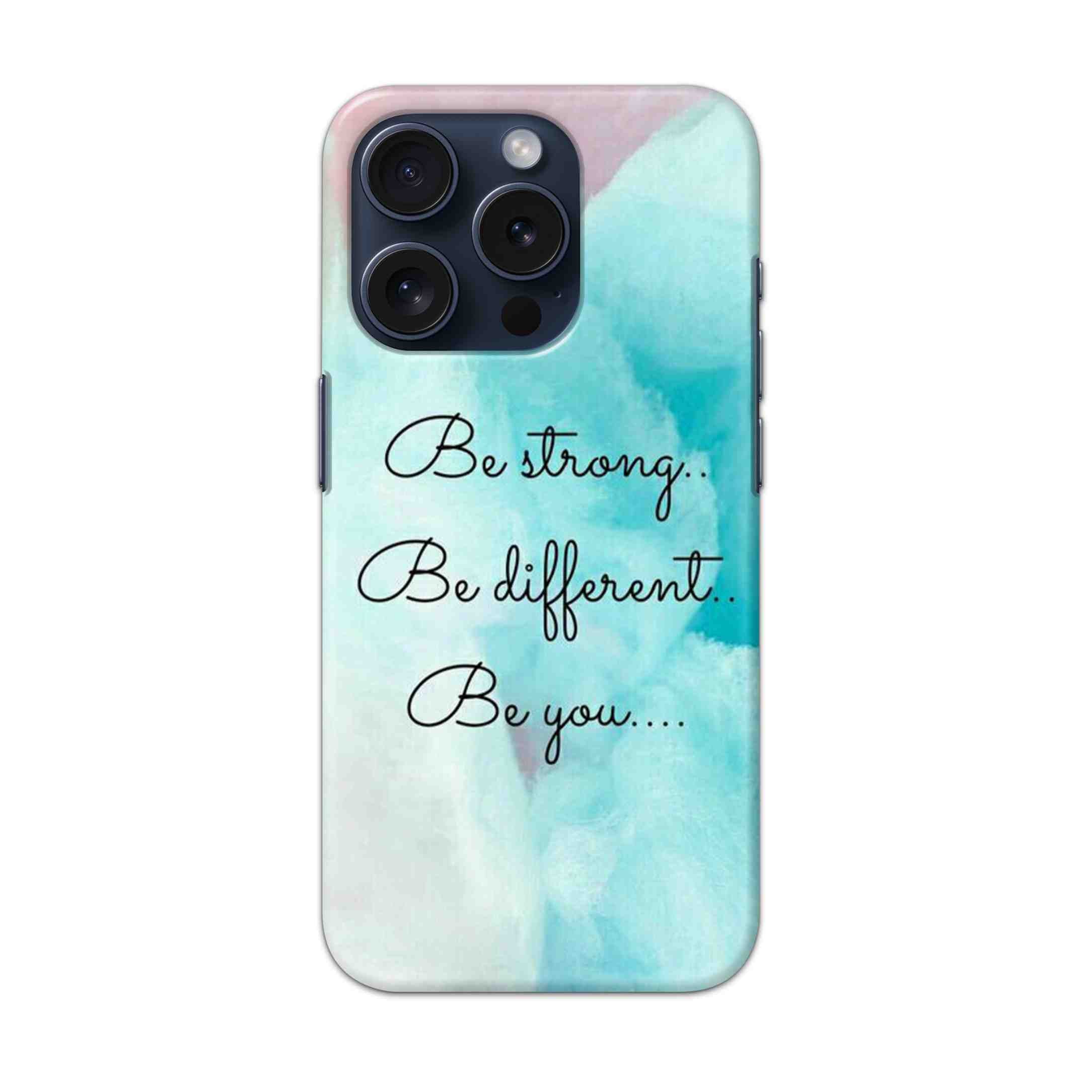 Buy Be Strong Hard Back Mobile Phone Case Cover For Apple iPhone 15 Pro Online
