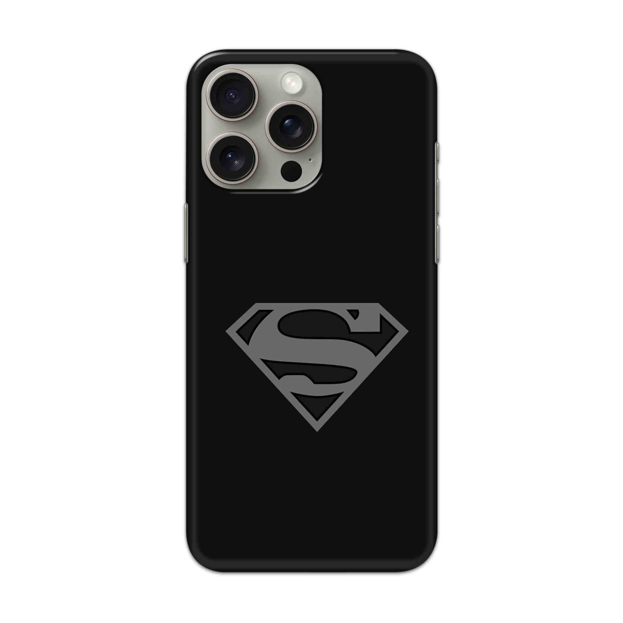 Buy Superman Logo Hard Back Mobile Phone Case/Cover For iPhone 15 Pro Max Online
