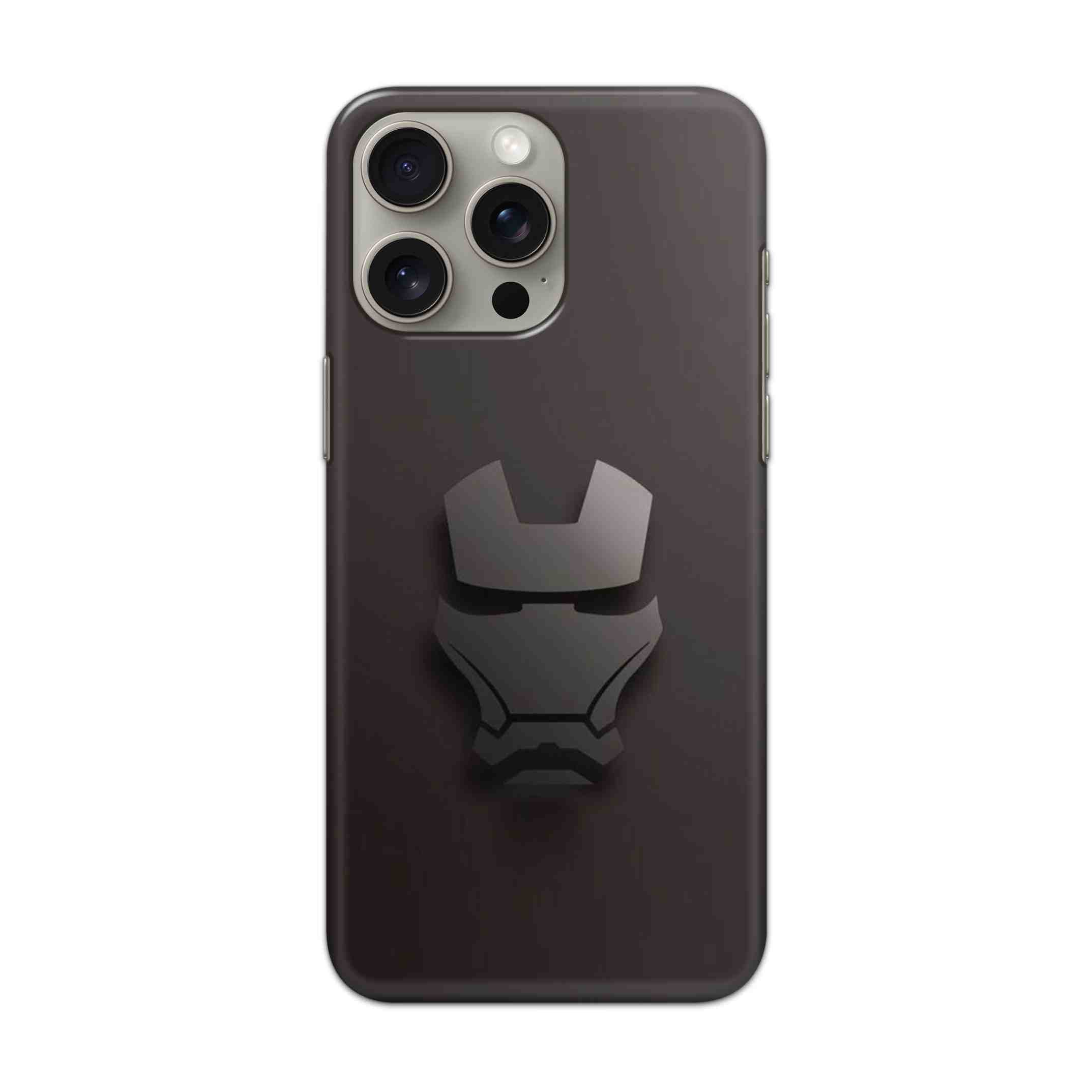 Buy Iron Man Logo Hard Back Mobile Phone Case/Cover For iPhone 15 Pro Max Online