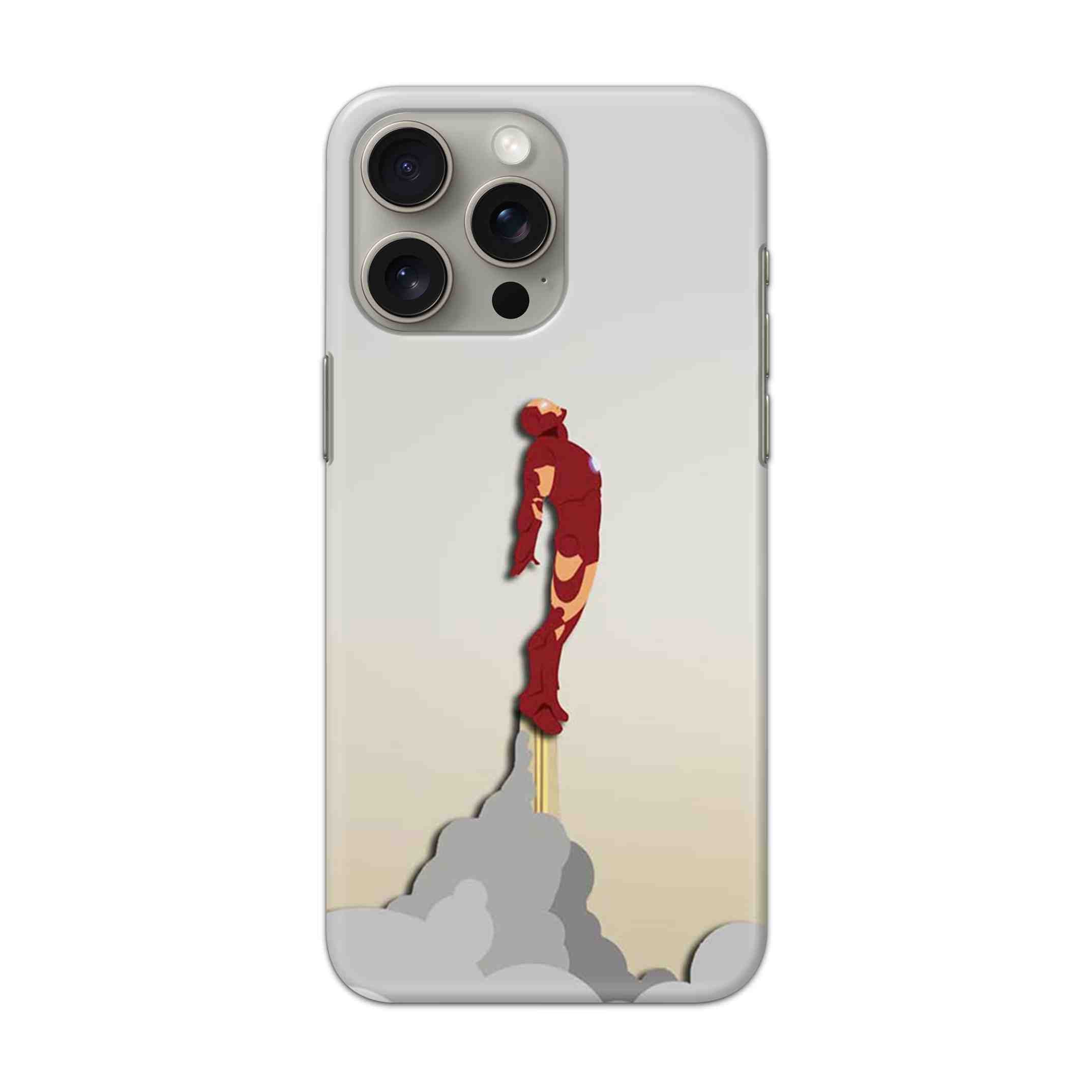 Buy Flying Ironman Hard Back Mobile Phone Case Cover For Apple iPhone 15 Pro Max Online