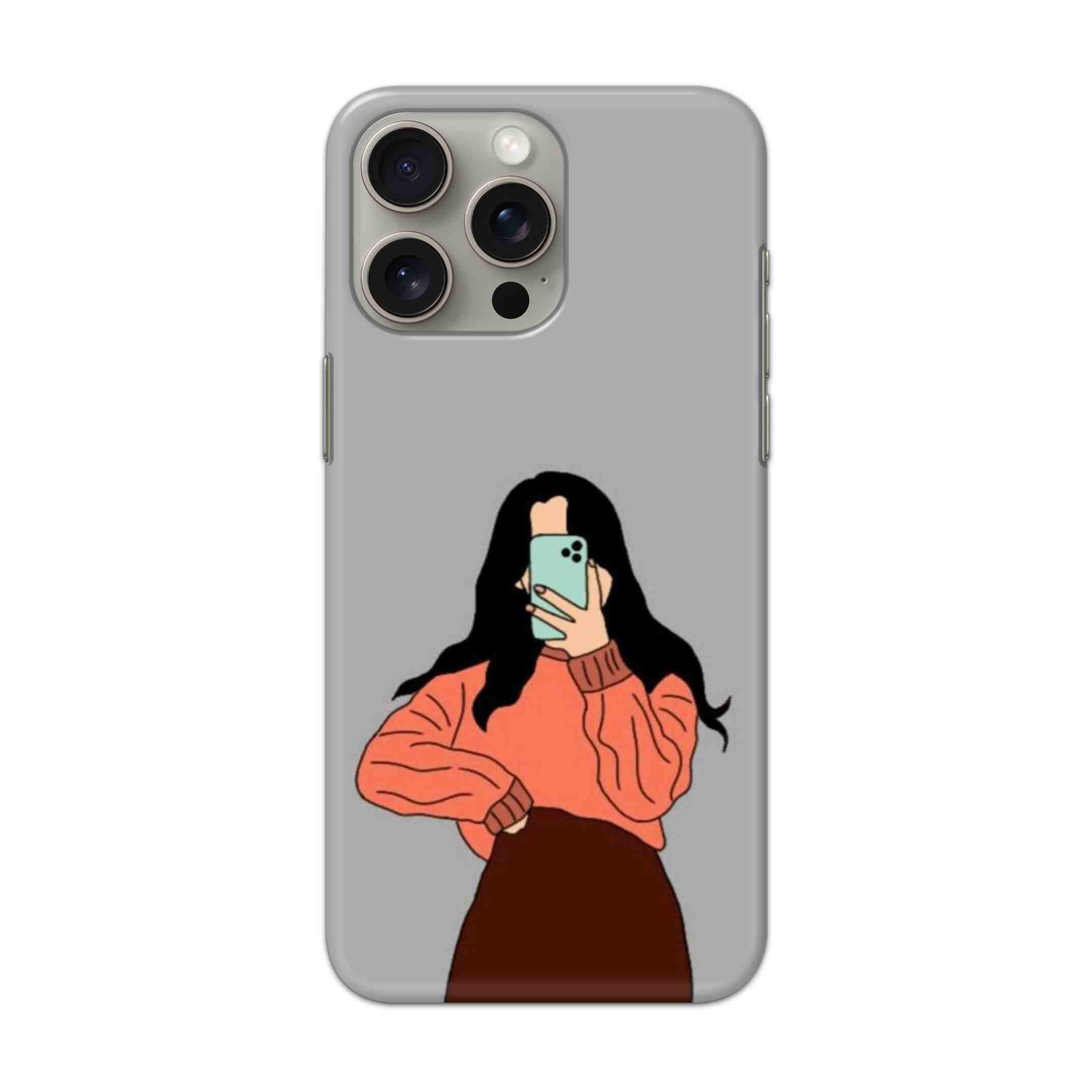 Buy Orange Girl Hard Back Mobile Phone Case Cover For Apple iPhone 15 Pro Max Online