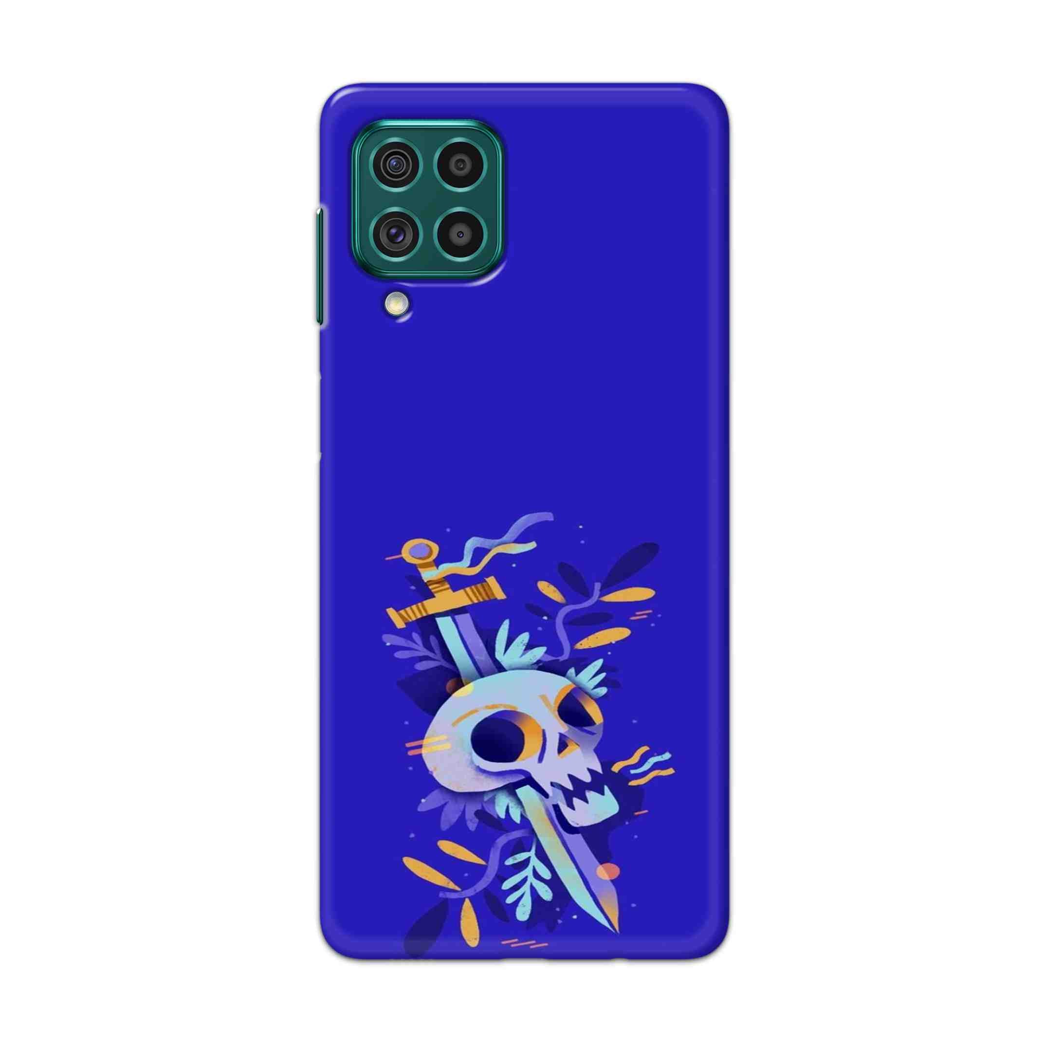 Buy Blue Skull Hard Back Mobile Phone Case Cover For Galaxy F62 Online