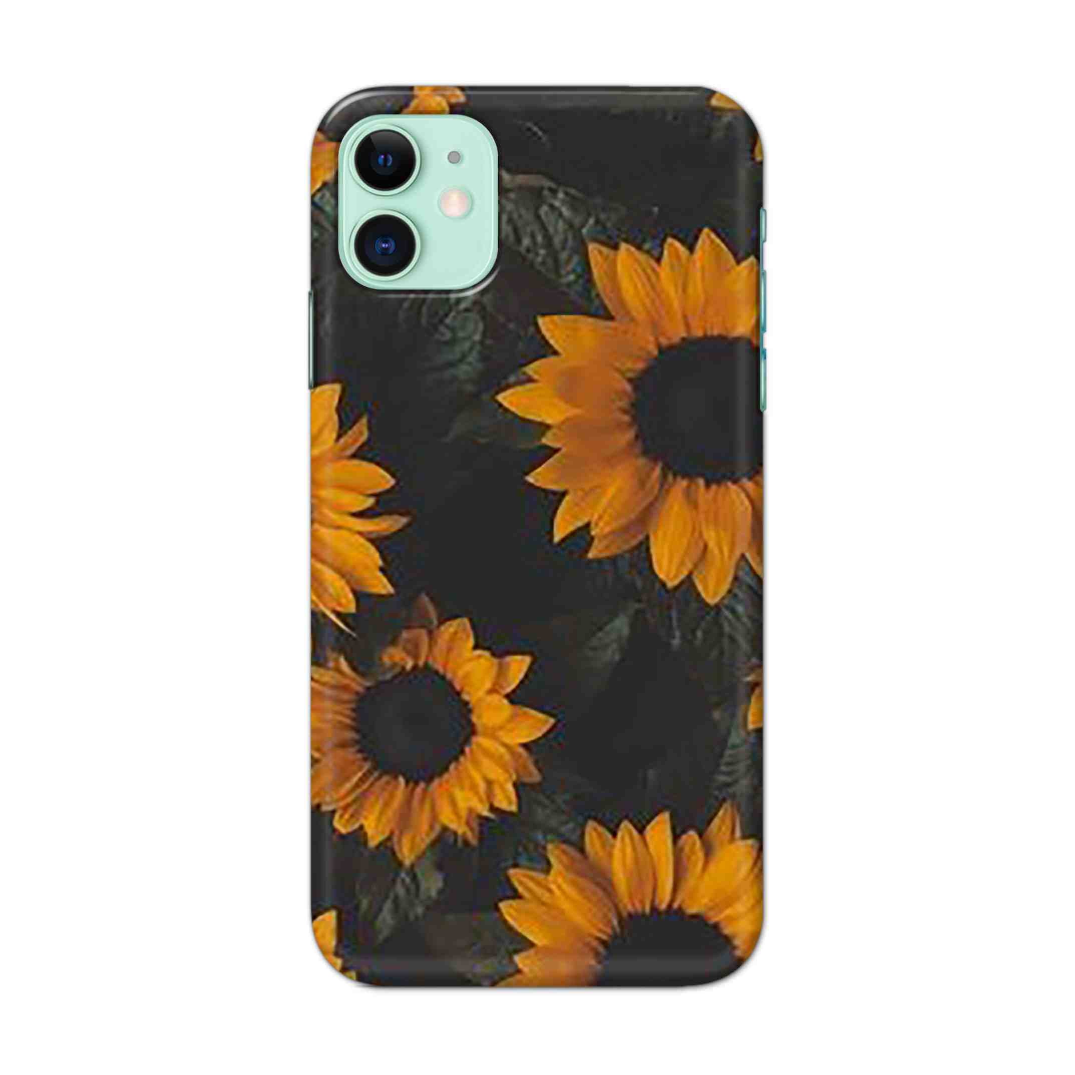 Buy Yellow Sunflower Hard Back Mobile Phone Case Cover For iPhone 11 Online