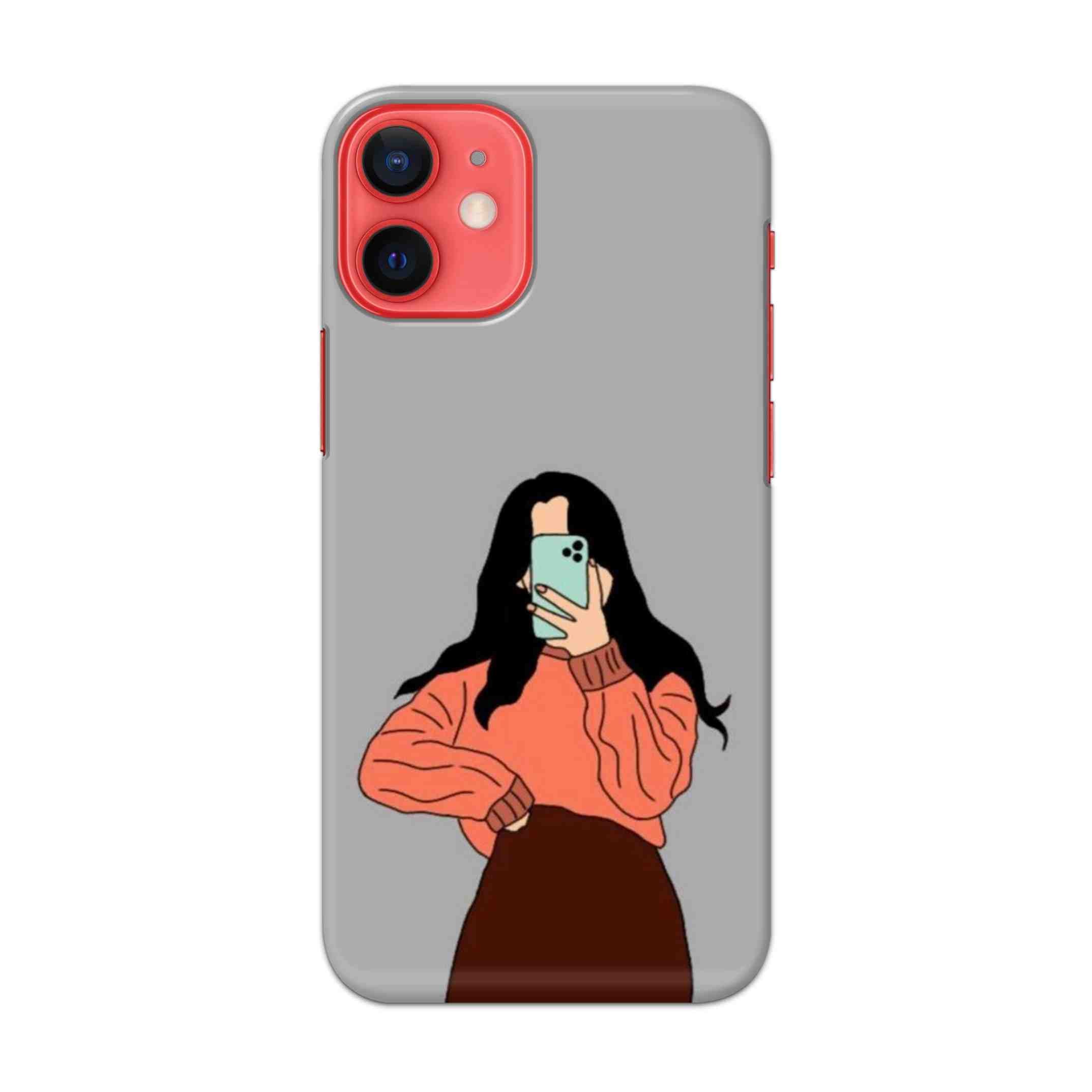 Buy Orange Girl Hard Back Mobile Phone Case Cover For Apple iPhone 12 Online
