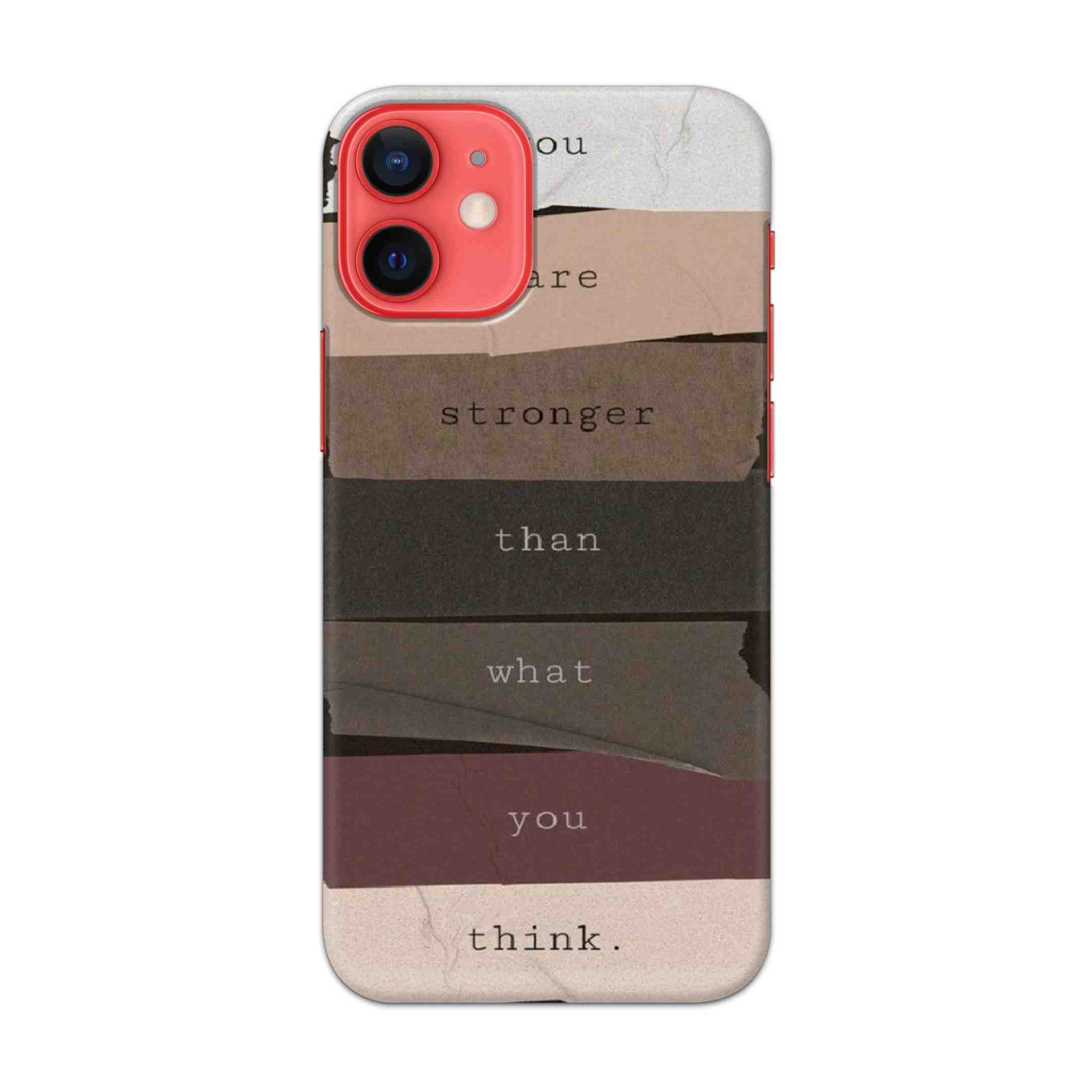 Buy You Are Stronger Hard Back Mobile Phone Case Cover For Apple iPhone 12 Online