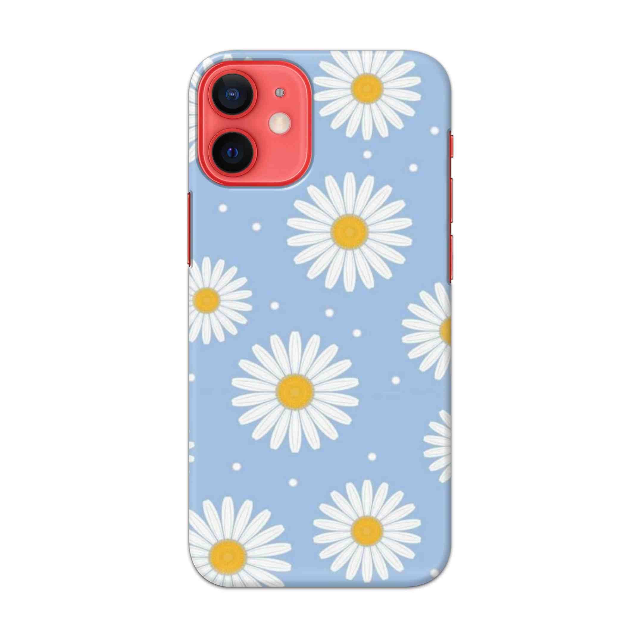 Buy White Sunflower Hard Back Mobile Phone Case Cover For Apple iPhone 12 Online