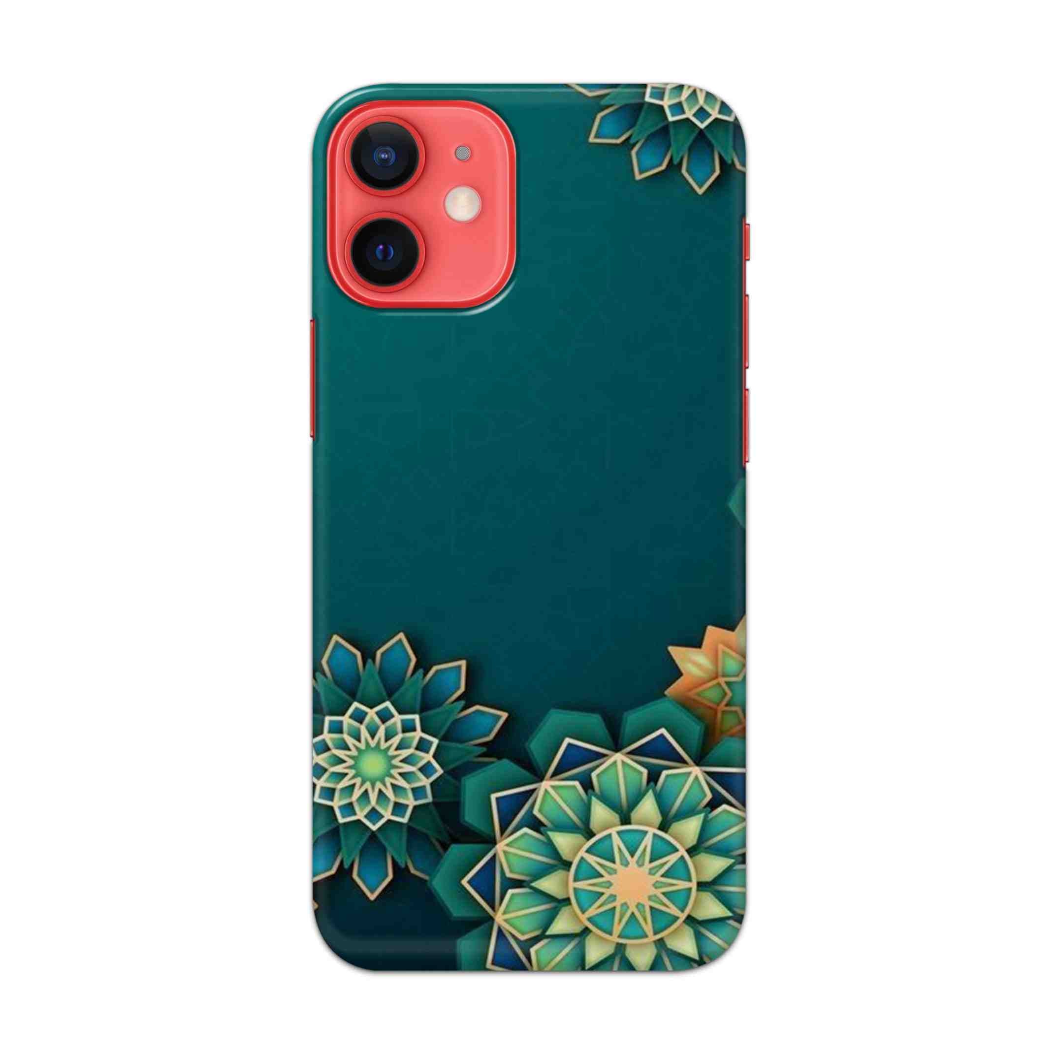 Buy Green Flower Hard Back Mobile Phone Case/Cover For Apple iPhone 12 mini Online
