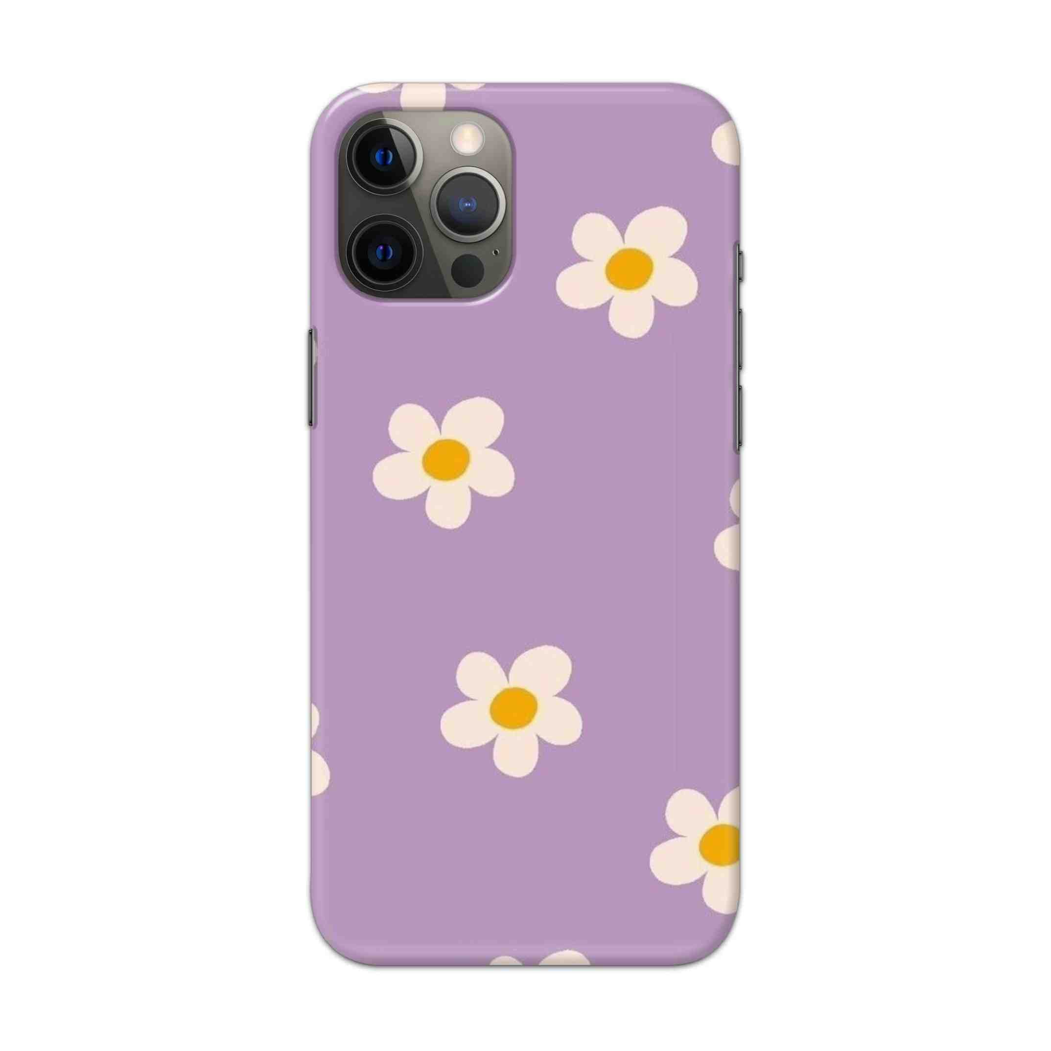 Buy Purple Flower Hard Back Mobile Phone Case Cover For Apple iPhone 12 pro Online