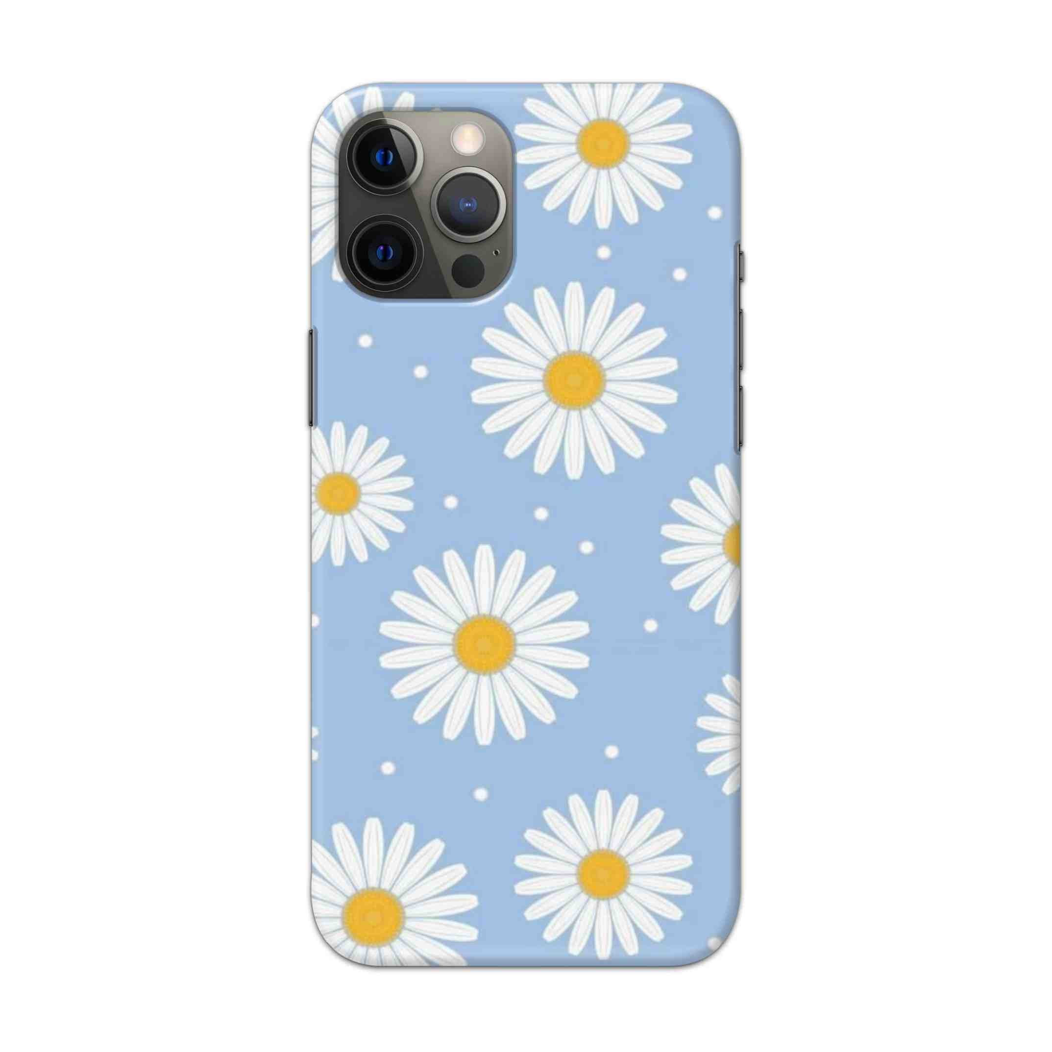 Buy White Sunflower Hard Back Mobile Phone Case Cover For Apple iPhone 12 pro Online