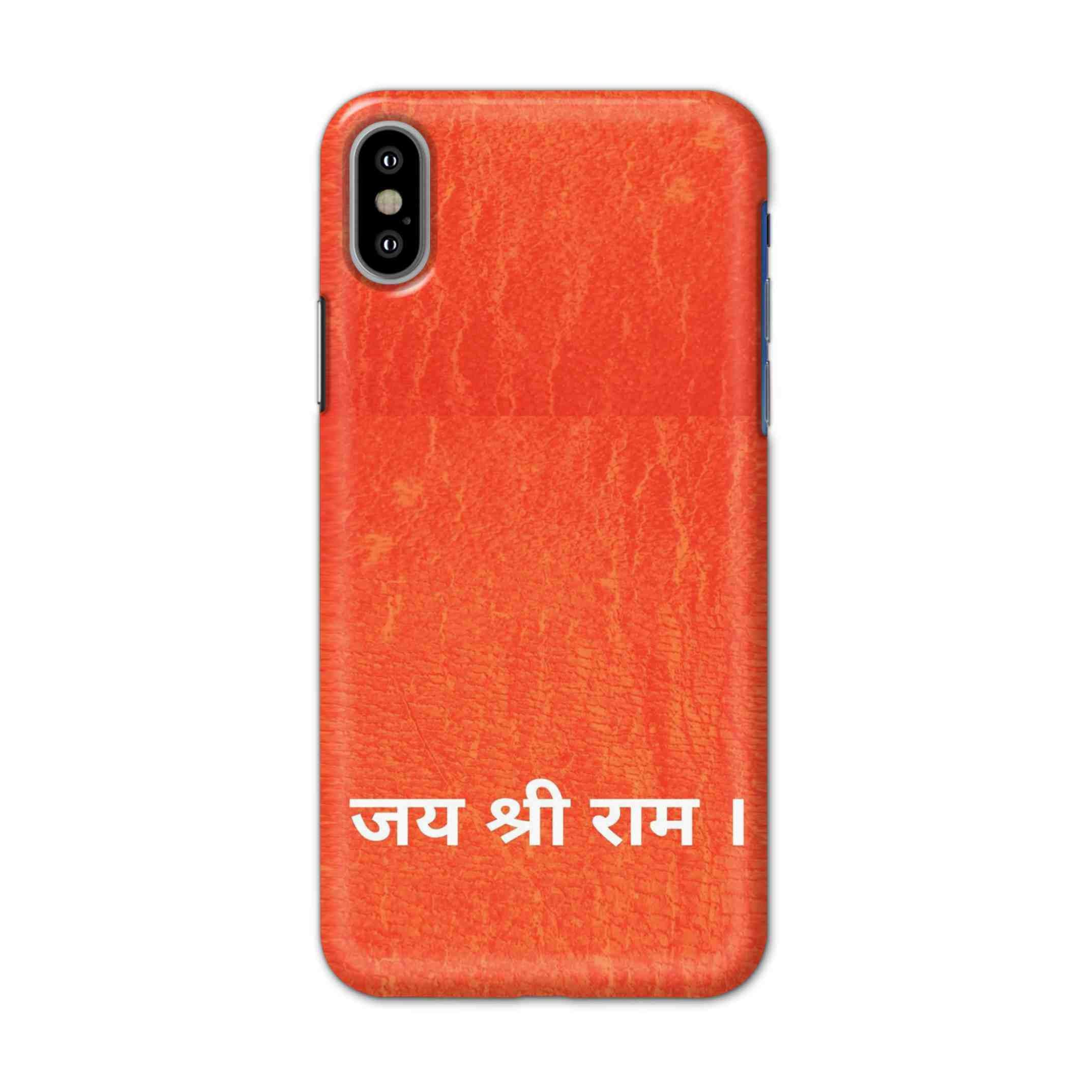Buy Jai Shree Ram Hard Back Mobile Phone Case/Cover For iPhone X Online