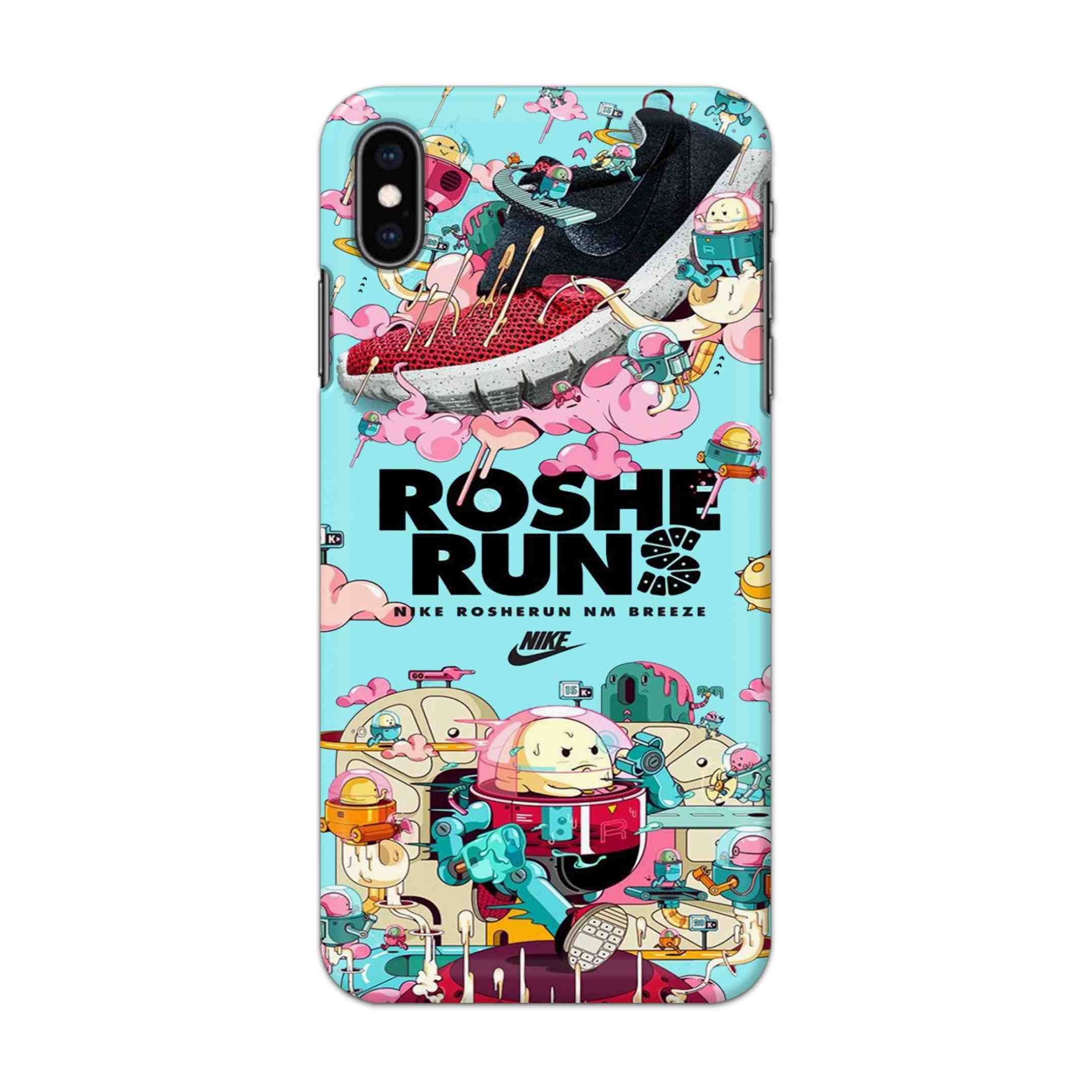 Buy Roshe Runs Hard Back Mobile Phone Case/Cover For iPhone XS MAX Online