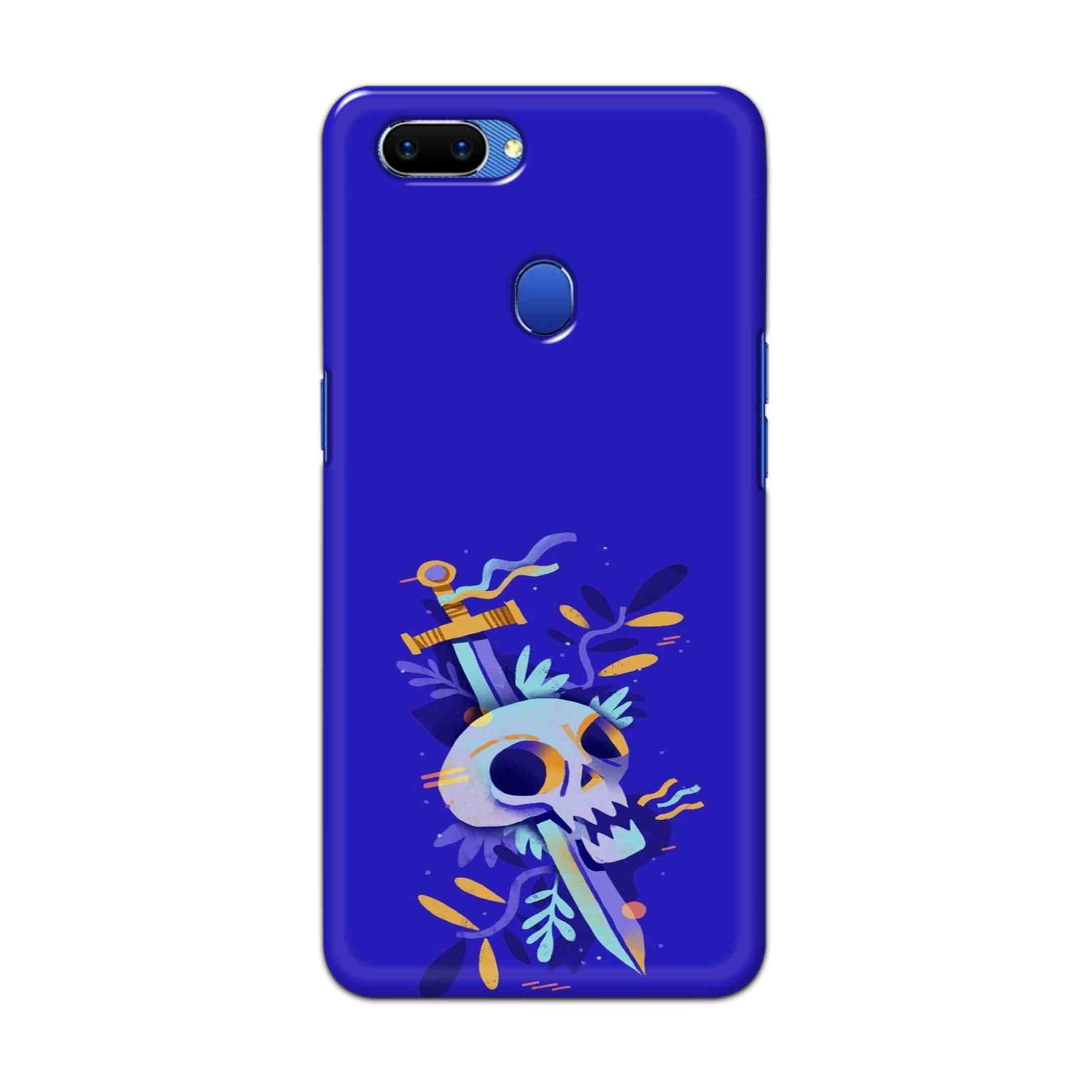 Buy Blue Skull Hard Back Mobile Phone Case Cover For Oppo A5 Online
