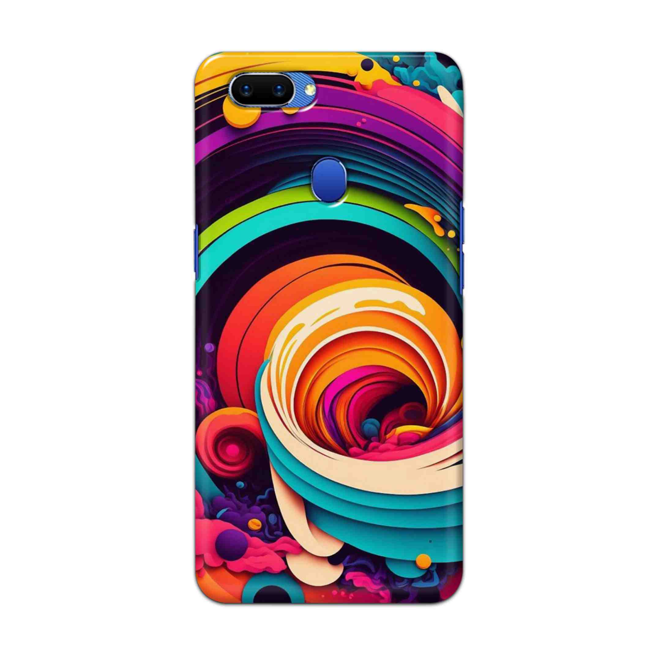 Buy Colour Circle Hard Back Mobile Phone Case Cover For Oppo A5 Online