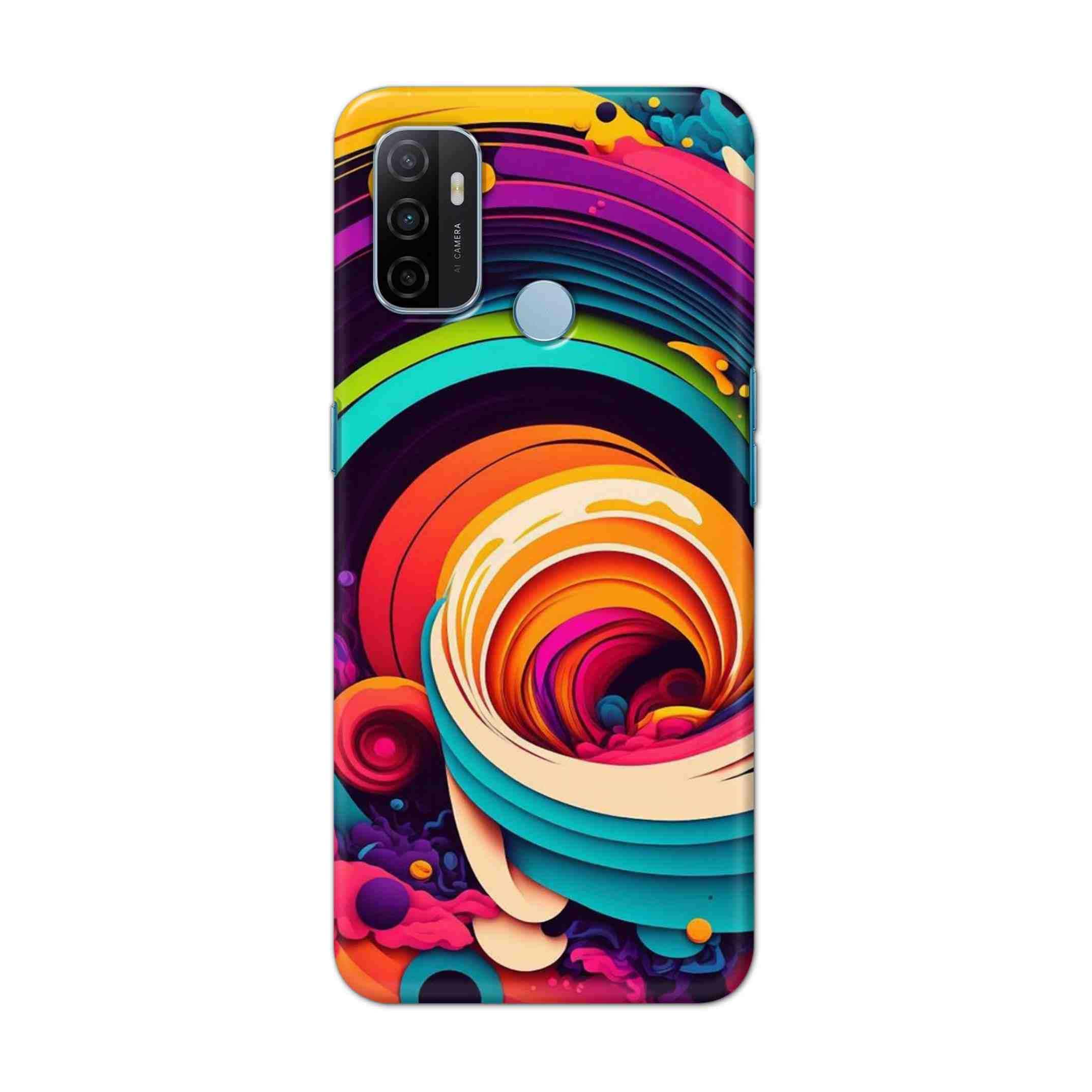 Buy Colour Circle Hard Back Mobile Phone Case Cover For OPPO A53 (2020) Online