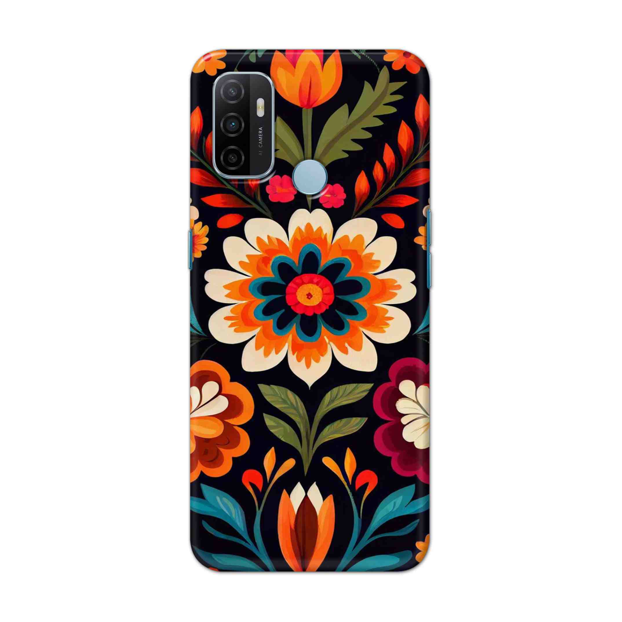 Buy Flower Hard Back Mobile Phone Case Cover For OPPO A53 (2020) Online