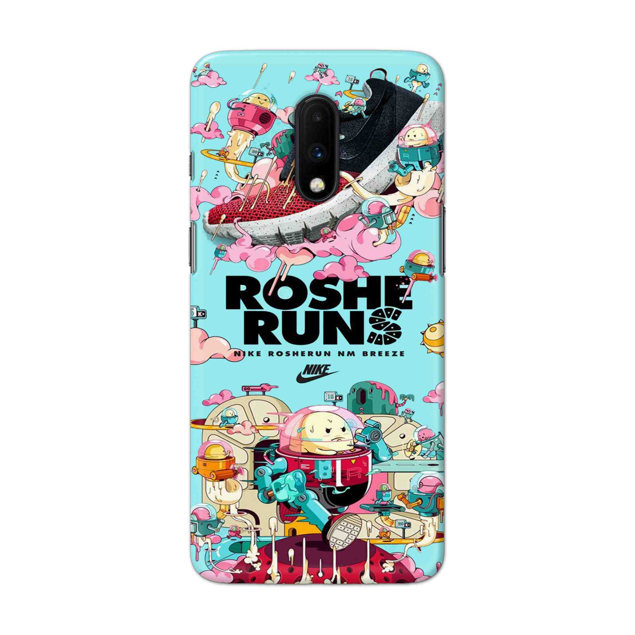 Buy Roshe Runs Hard Back Mobile Phone Case Cover For OnePlus 7 Online