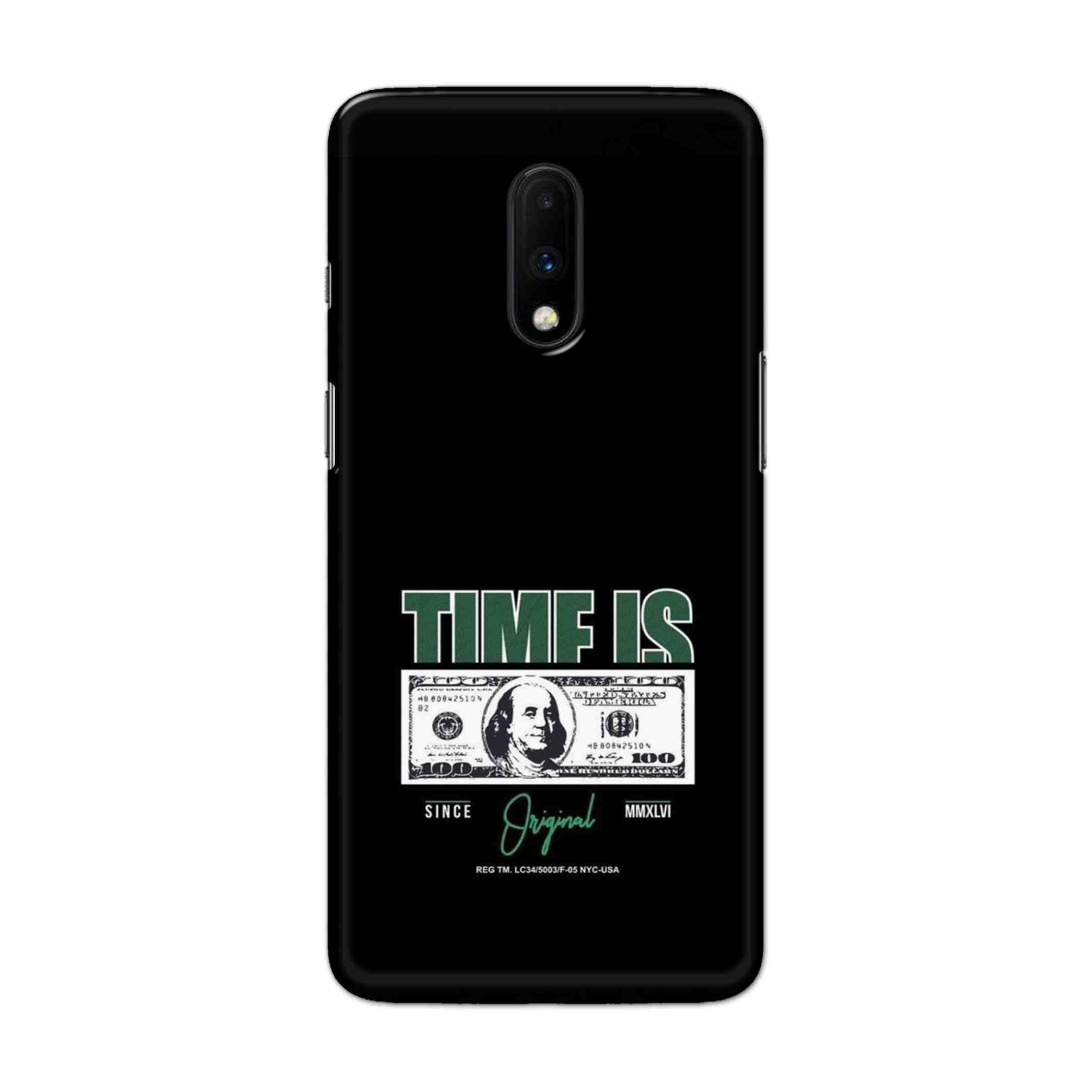 Buy Time Is Money Hard Back Mobile Phone Case Cover For OnePlus 7 Online