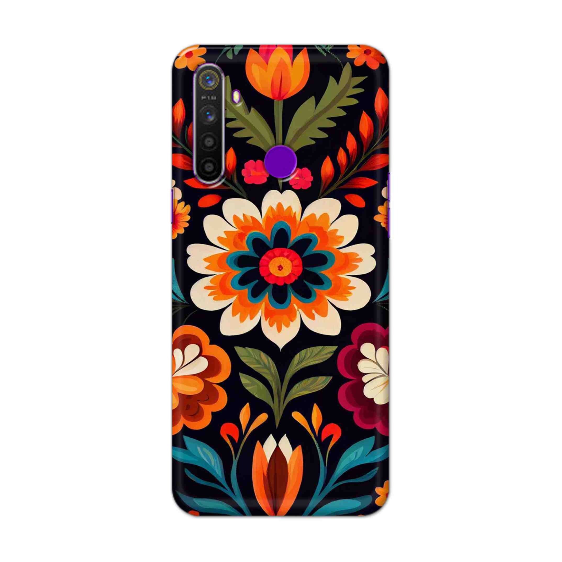 Buy Flower Hard Back Mobile Phone Case Cover For Realme 5 Online
