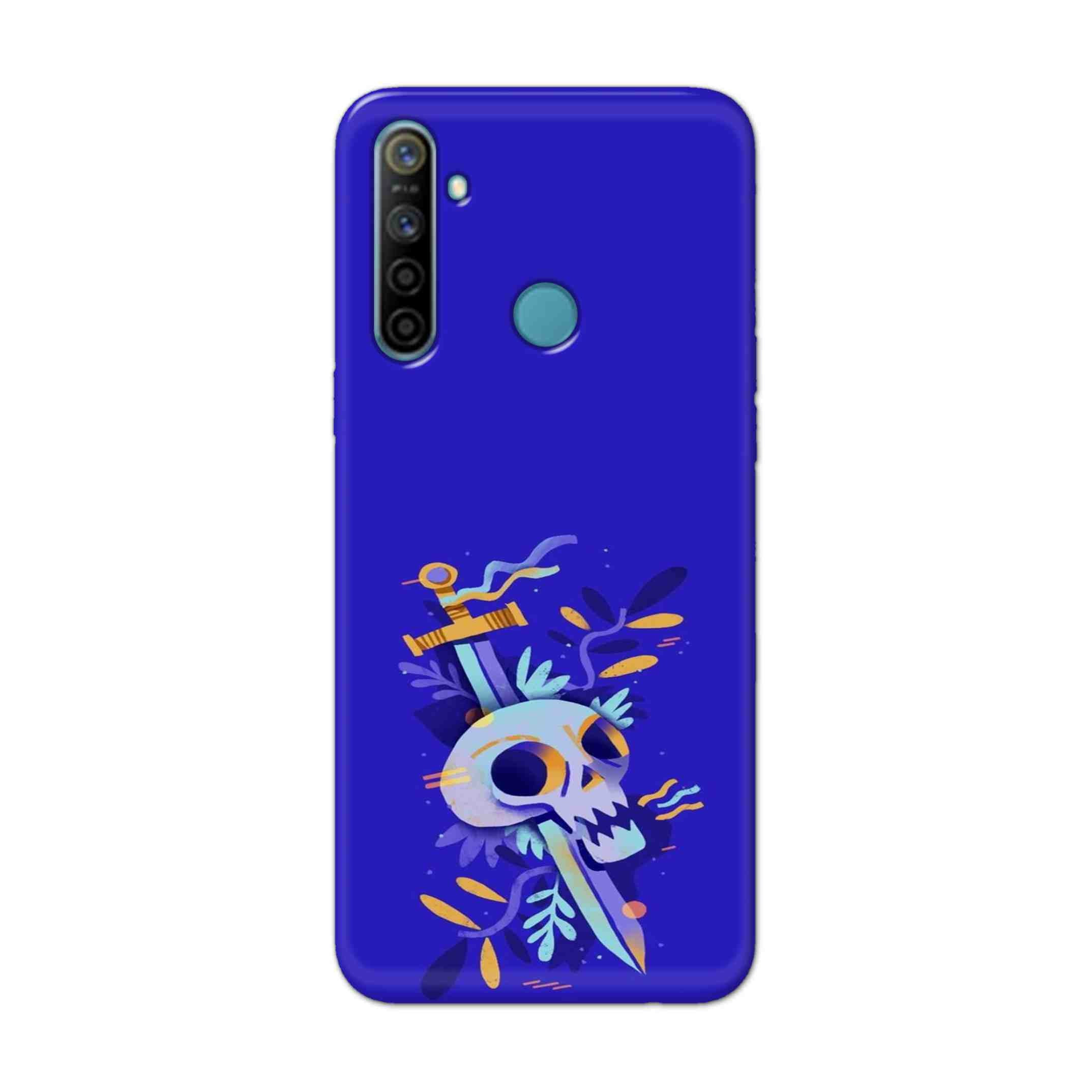 Buy Blue Skull Hard Back Mobile Phone Case Cover For Realme 5i Online