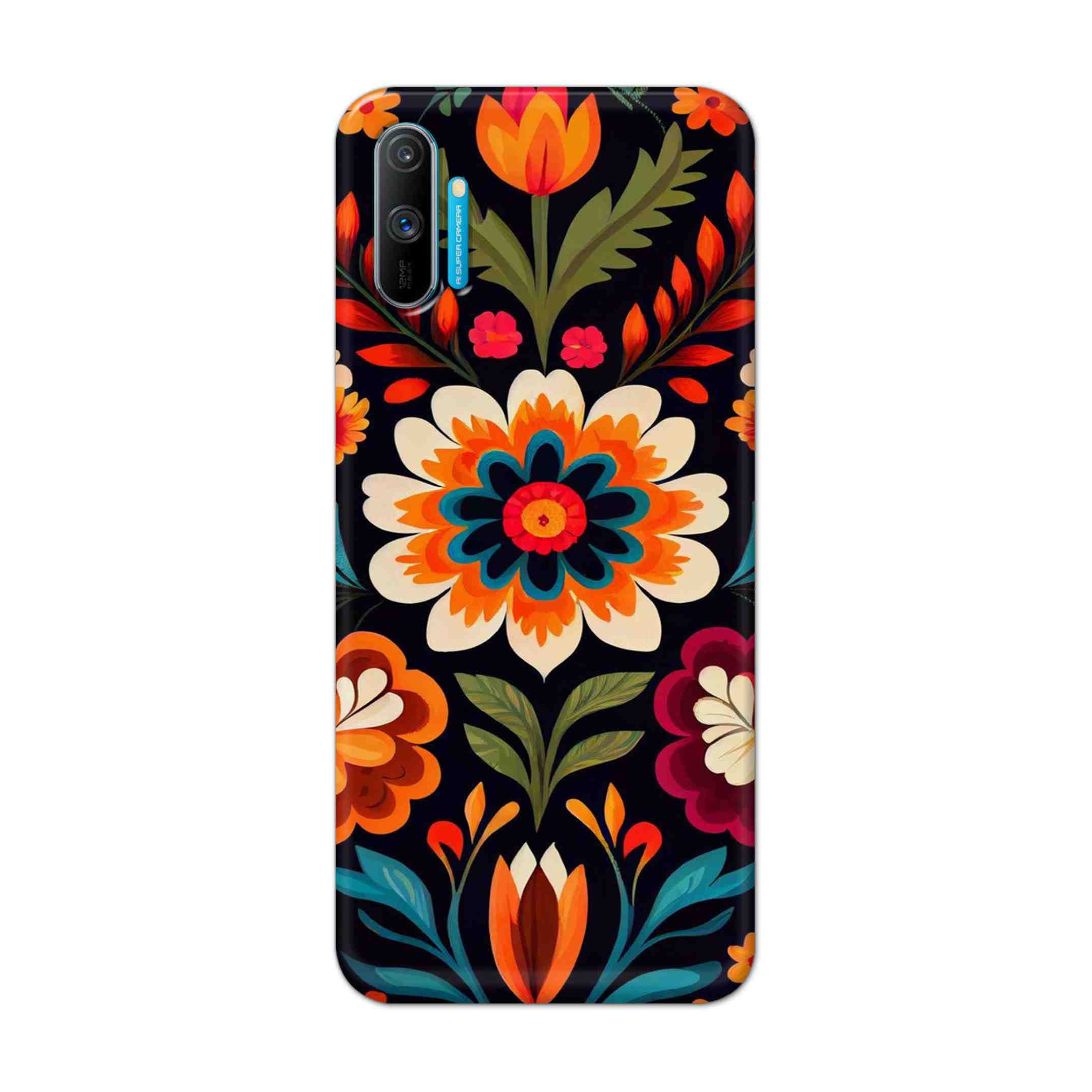 Buy Flower Hard Back Mobile Phone Case Cover For Realme C3 Online