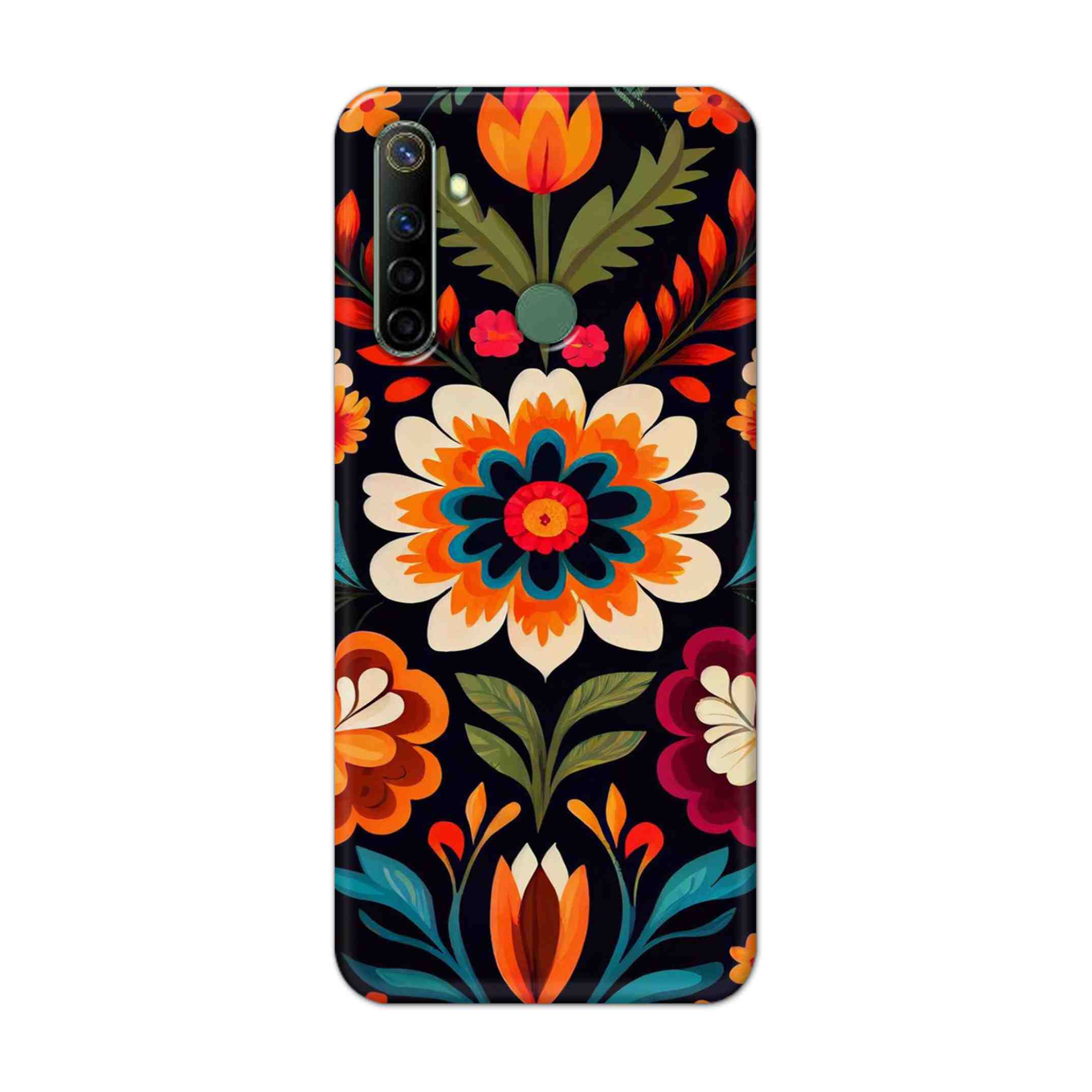 Buy Flower Hard Back Mobile Phone Case Cover For Realme Narzo 10a Online