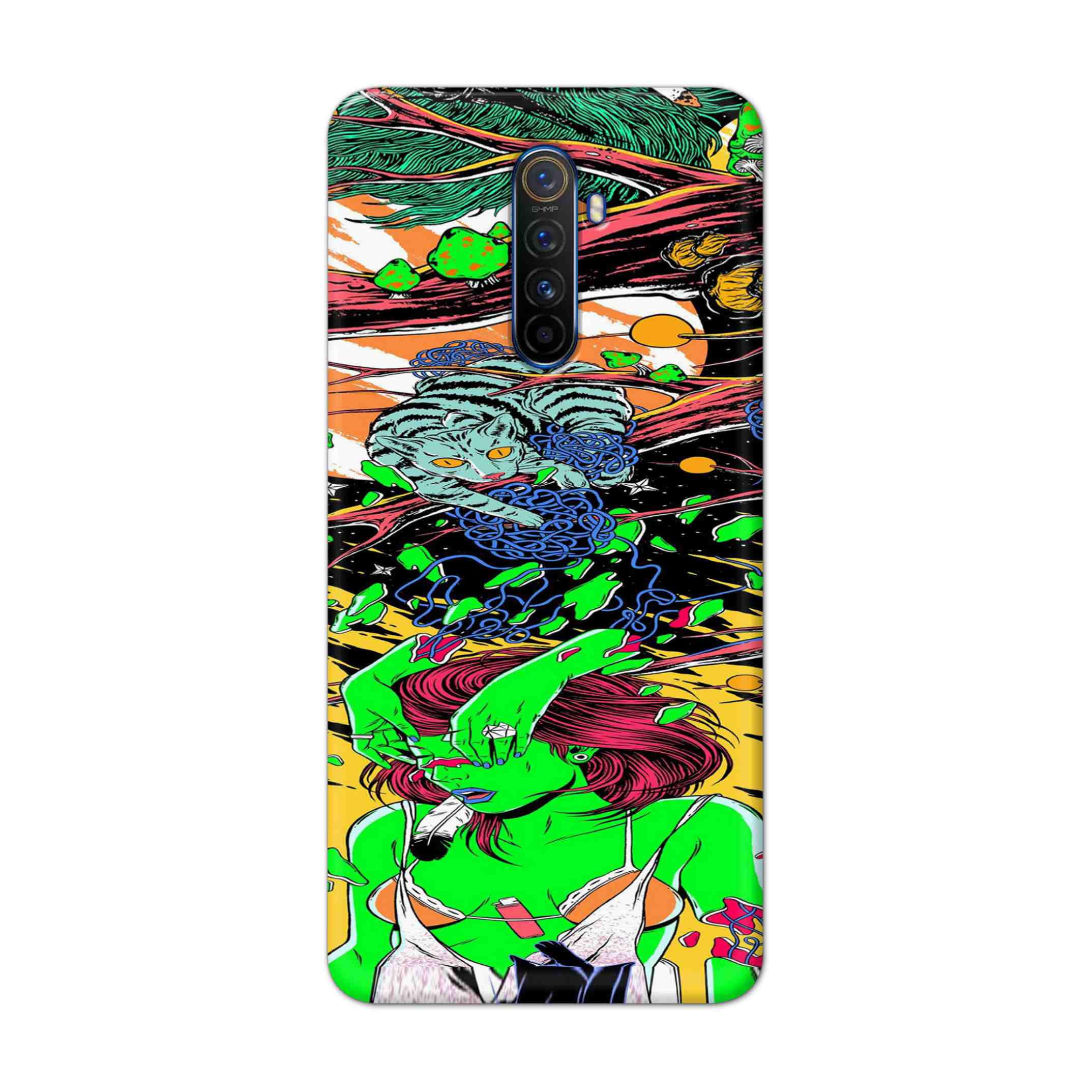 Buy Green Girl Art Hard Back Mobile Phone Case Cover For Realme X2 Pro Online