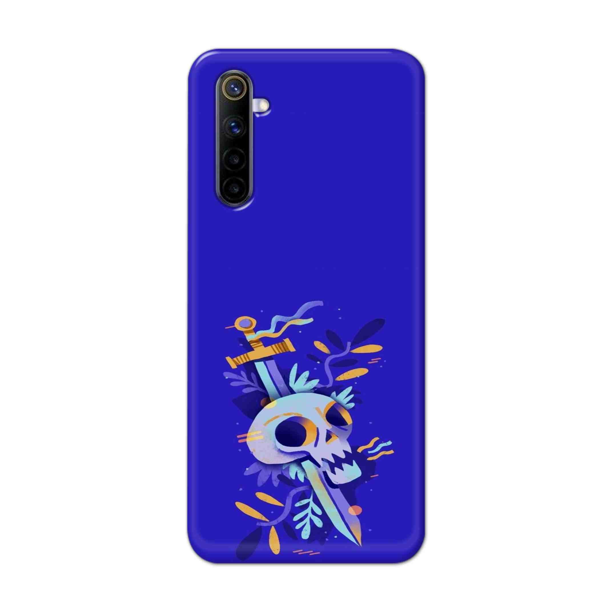 Buy Blue Skull Hard Back Mobile Phone Case Cover For REALME 6 Online