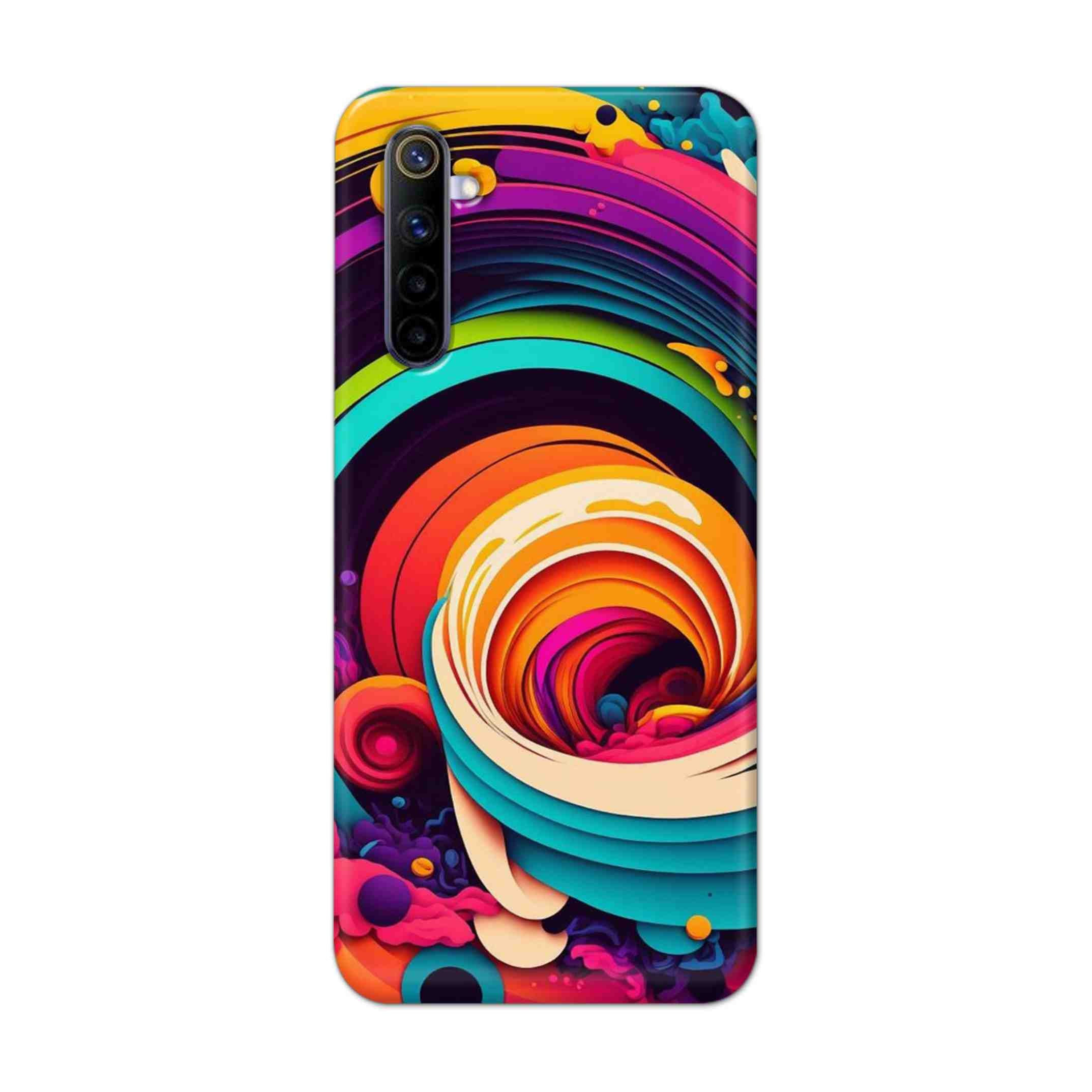 Buy Colour Circle Hard Back Mobile Phone Case Cover For REALME 6 Online