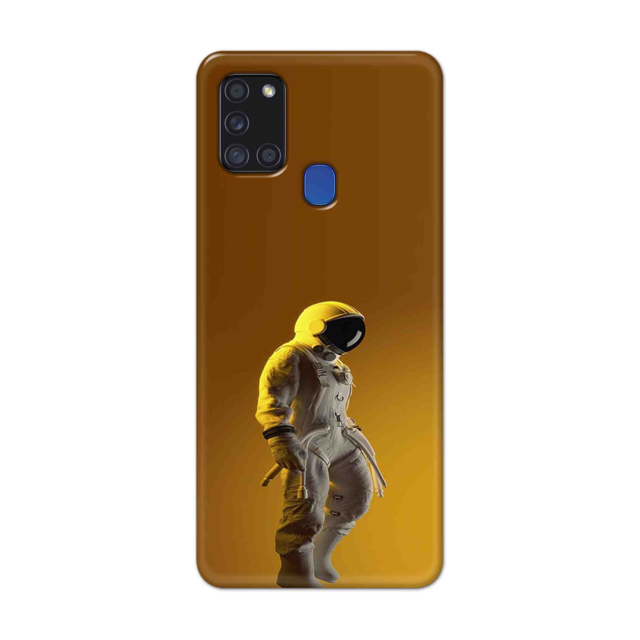 Buy Yellow Astronaut Hard Back Mobile Phone Case Cover For Samsung Galaxy A21s Online