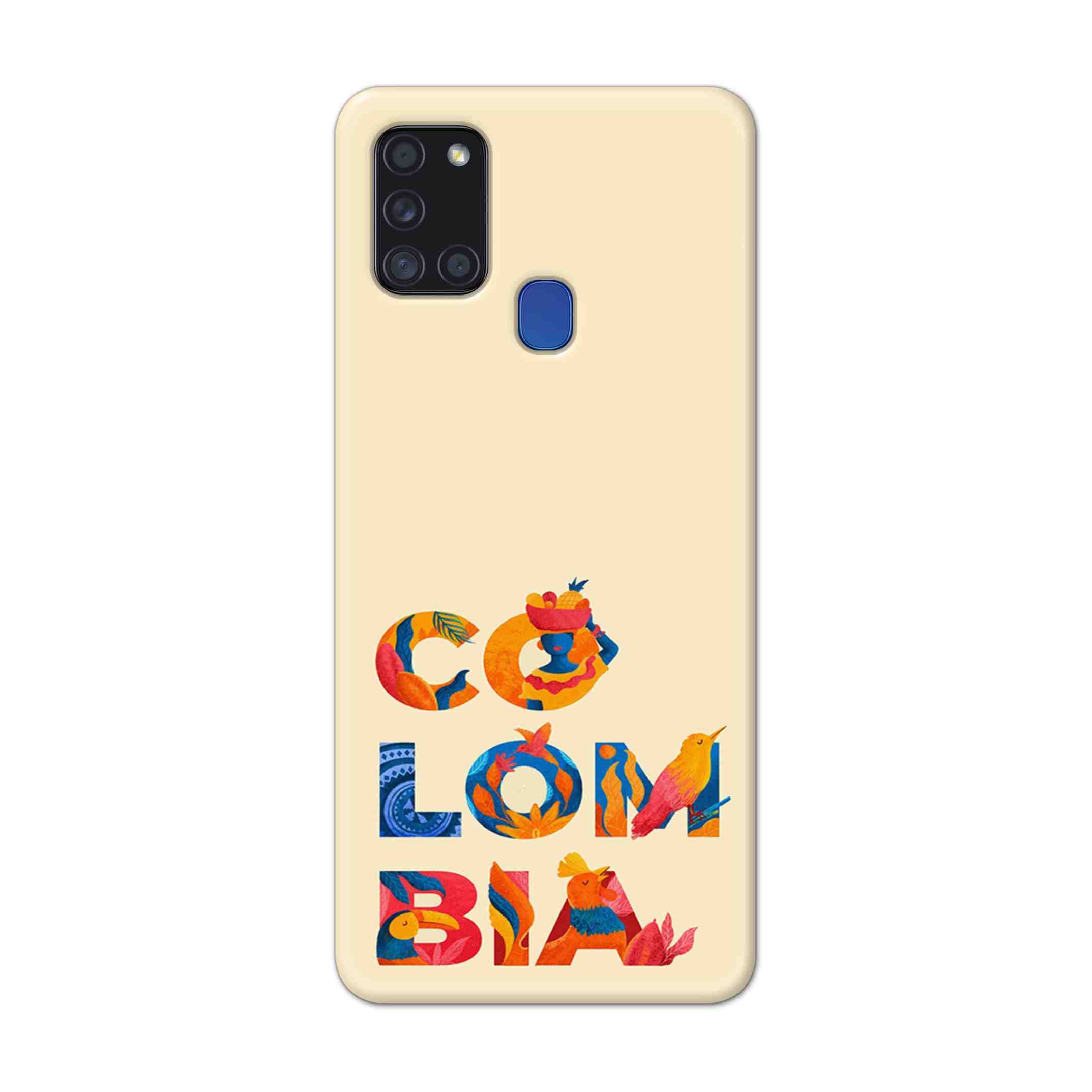 Buy Colombia Hard Back Mobile Phone Case Cover For Samsung Galaxy A21s Online