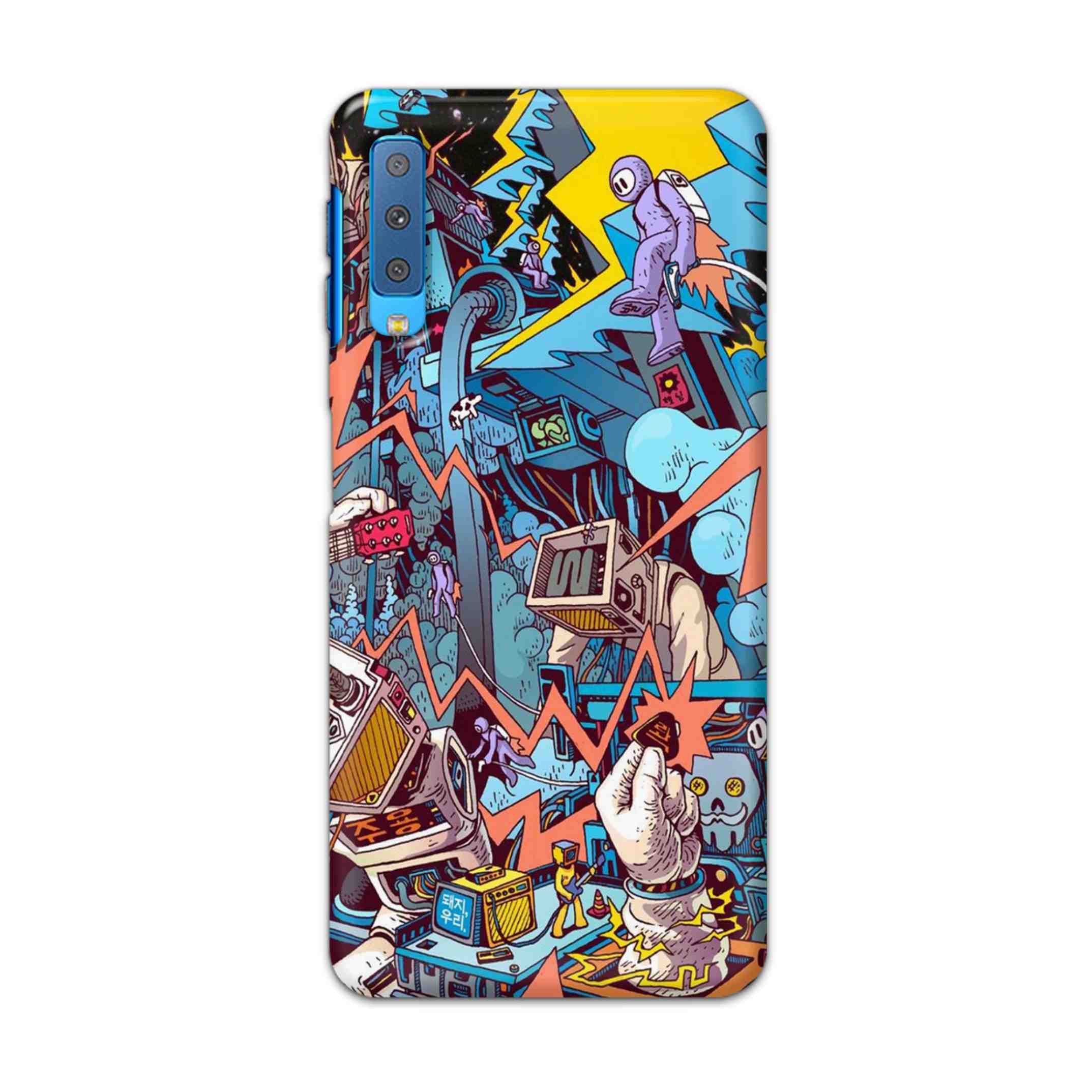 Buy Ofo Panic Hard Back Mobile Phone Case Cover For Samsung Galaxy A7 2018 Online