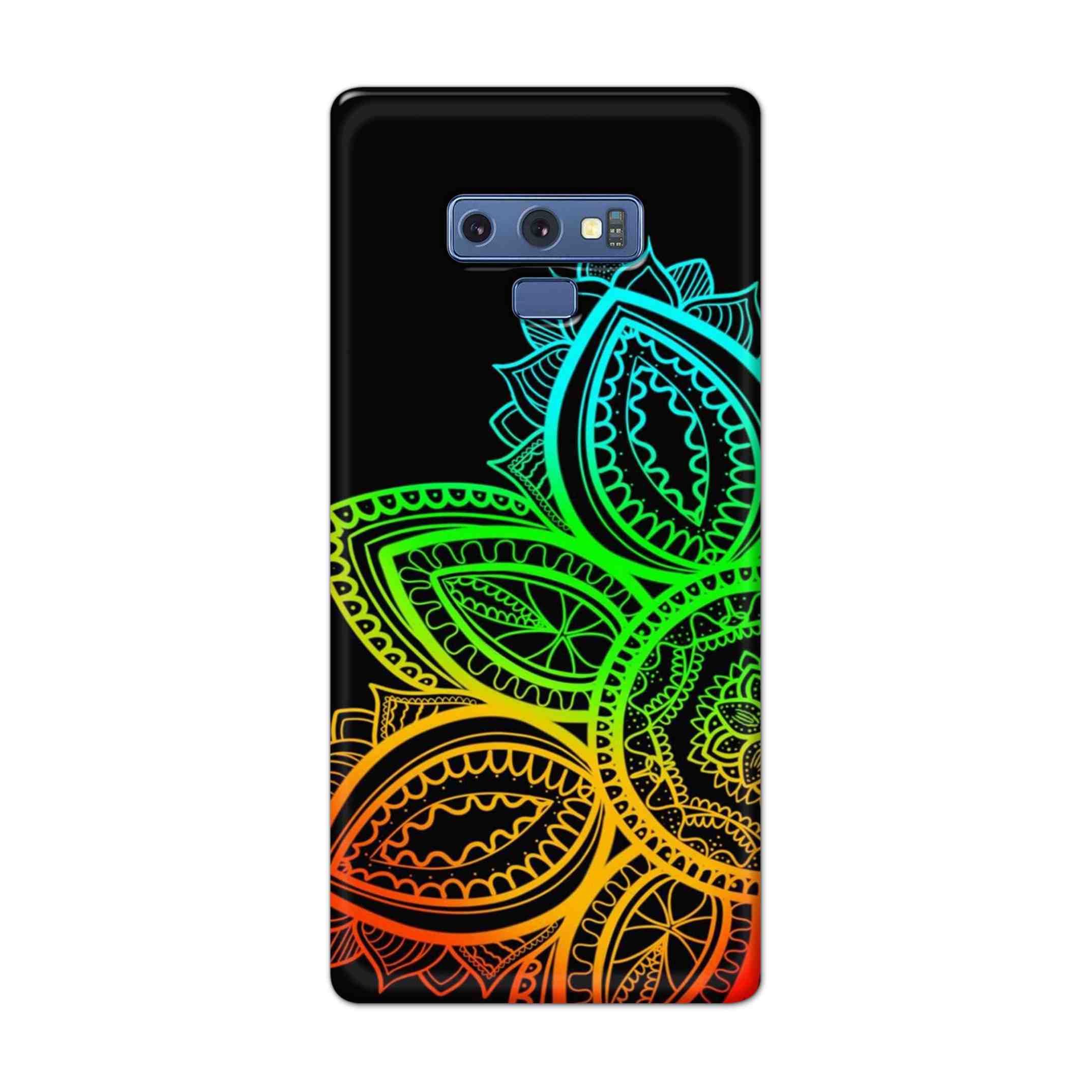 Buy Neon Mandala Hard Back Mobile Phone Case Cover For Samsung Galaxy Note 9 Online