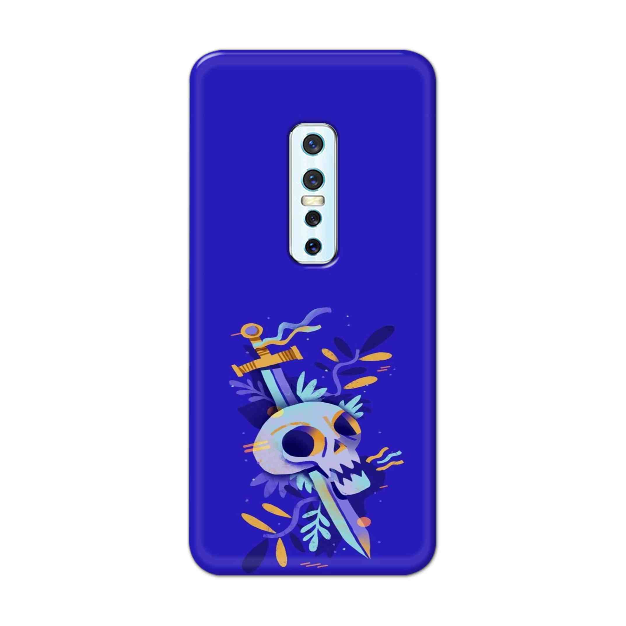 Buy Blue Skull Hard Back Mobile Phone Case Cover For Vivo V17 Pro Online