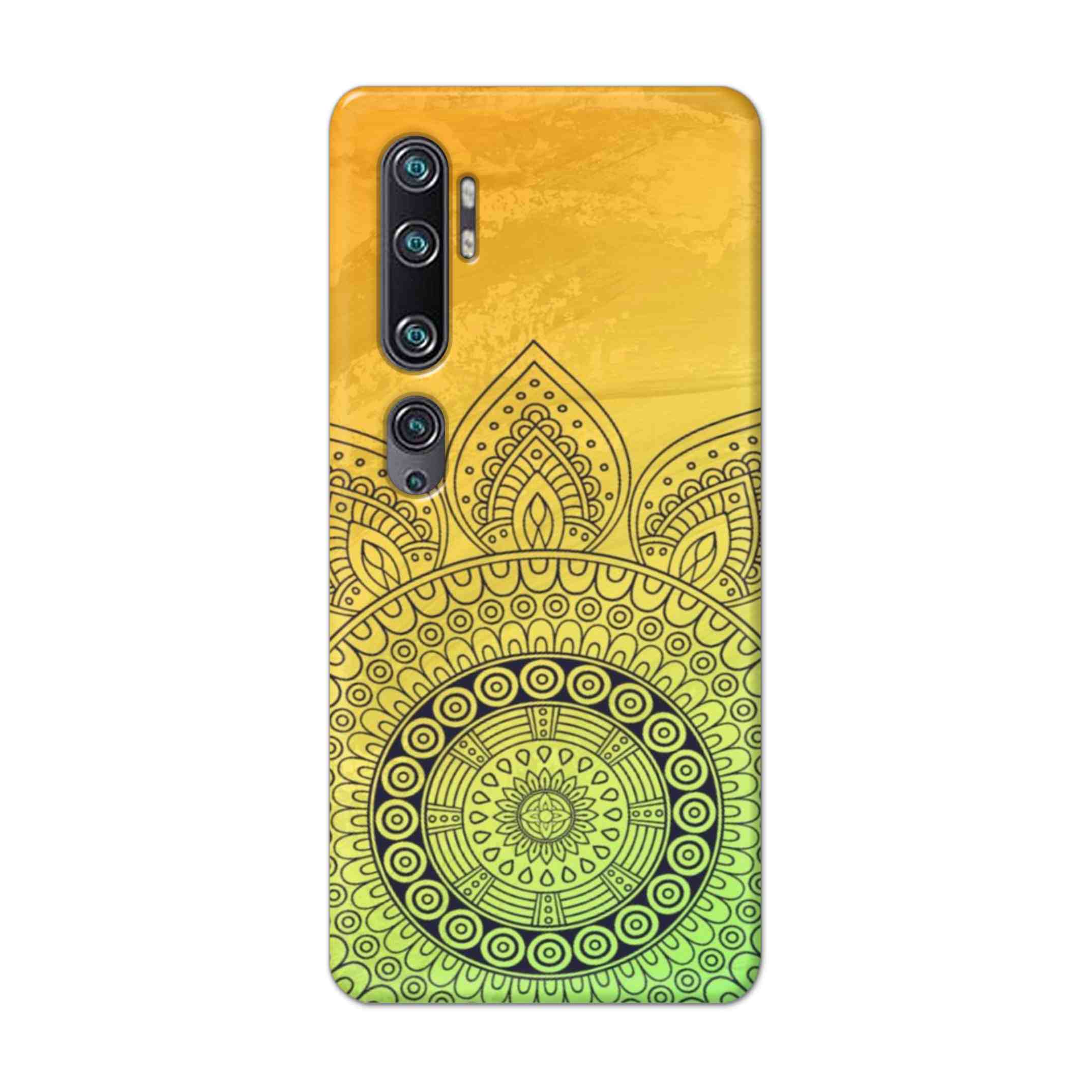Buy Yellow Rangoli Hard Back Mobile Phone Case Cover For Xiaomi Mi Note 10 Pro Online