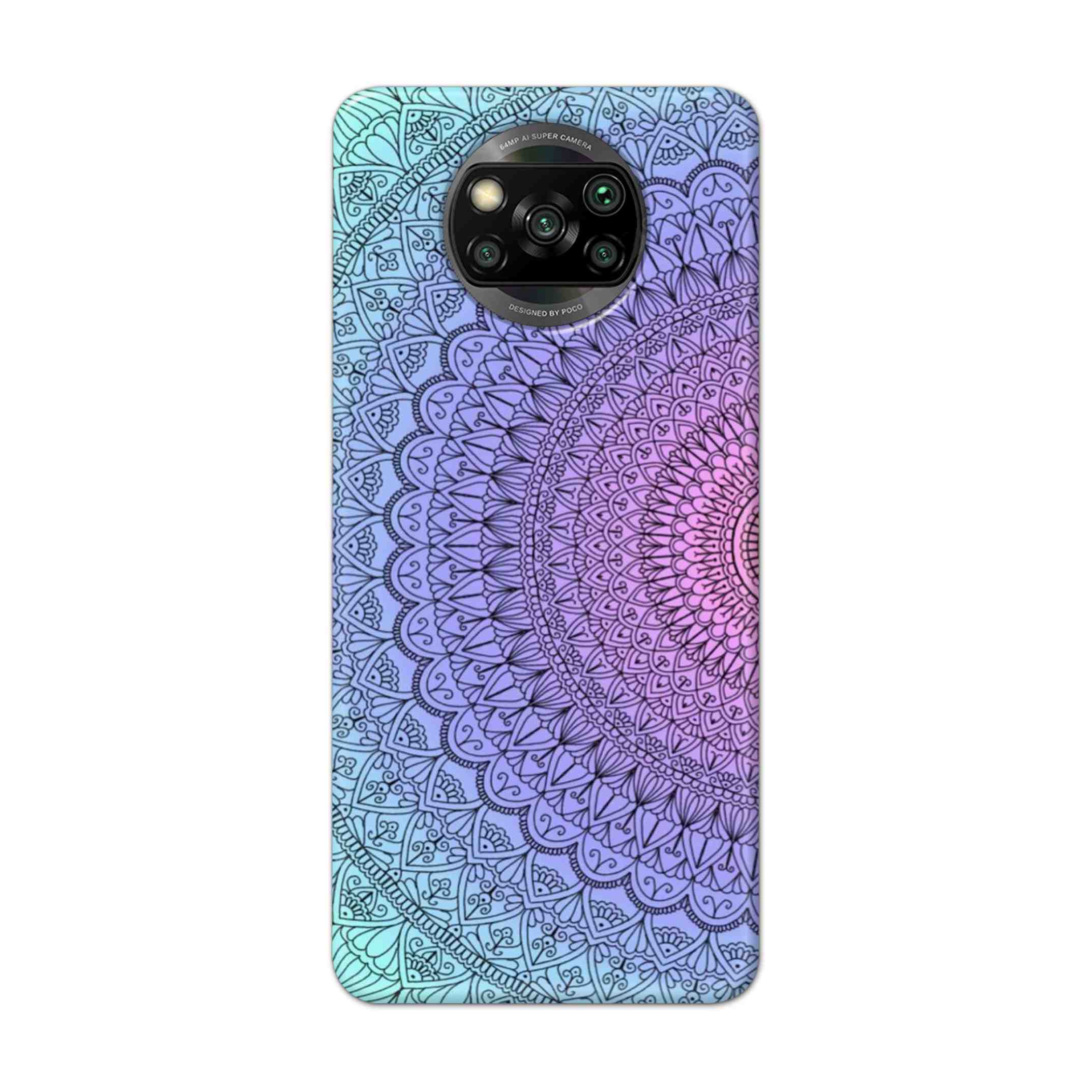 Buy Colourful Mandala Hard Back Mobile Phone Case Cover For Pcoc X3 NFC Online