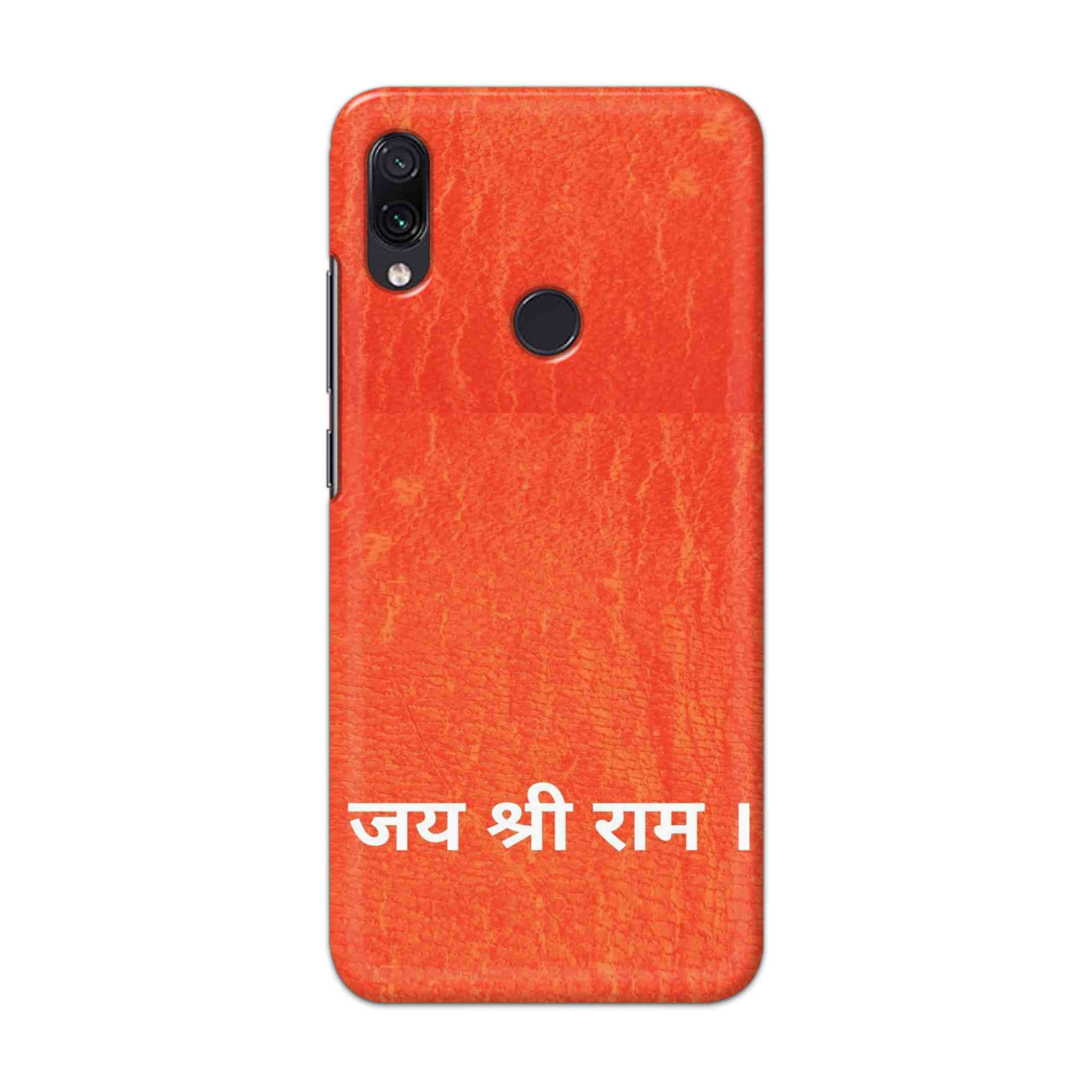 Buy Jai Shree Ram Hard Back Mobile Phone Case Cover For Redmi Note 7 / Note 7 Pro Online