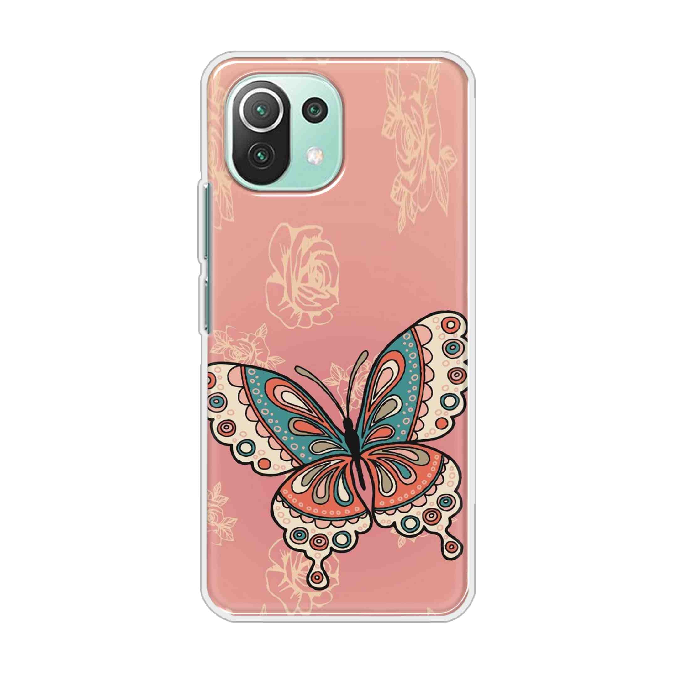 Buy Butterfly Hard Back Mobile Phone Case Cover For Mi 11 Lite 5G Online