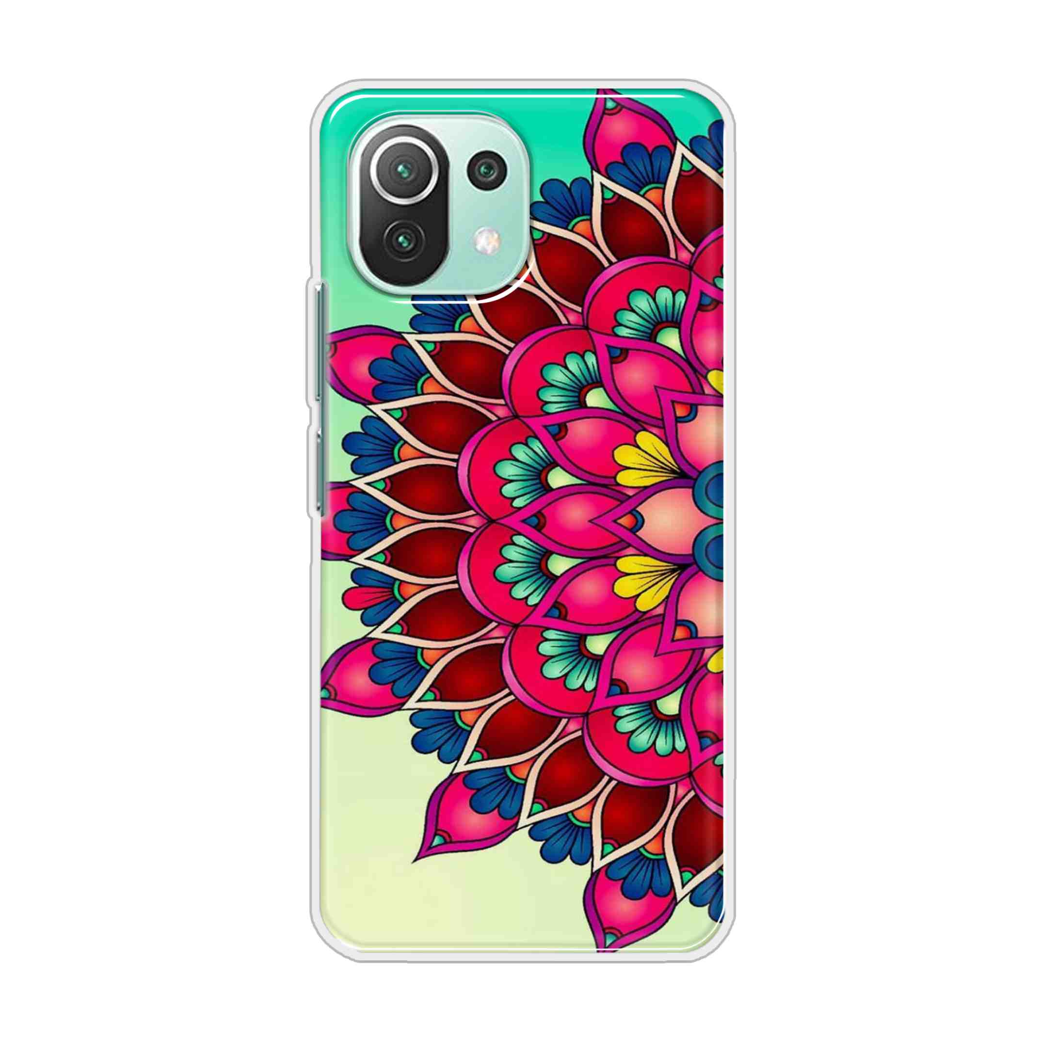 Buy Lotus Mandala Hard Back Mobile Phone Case Cover For Mi 11 Lite 5G Online