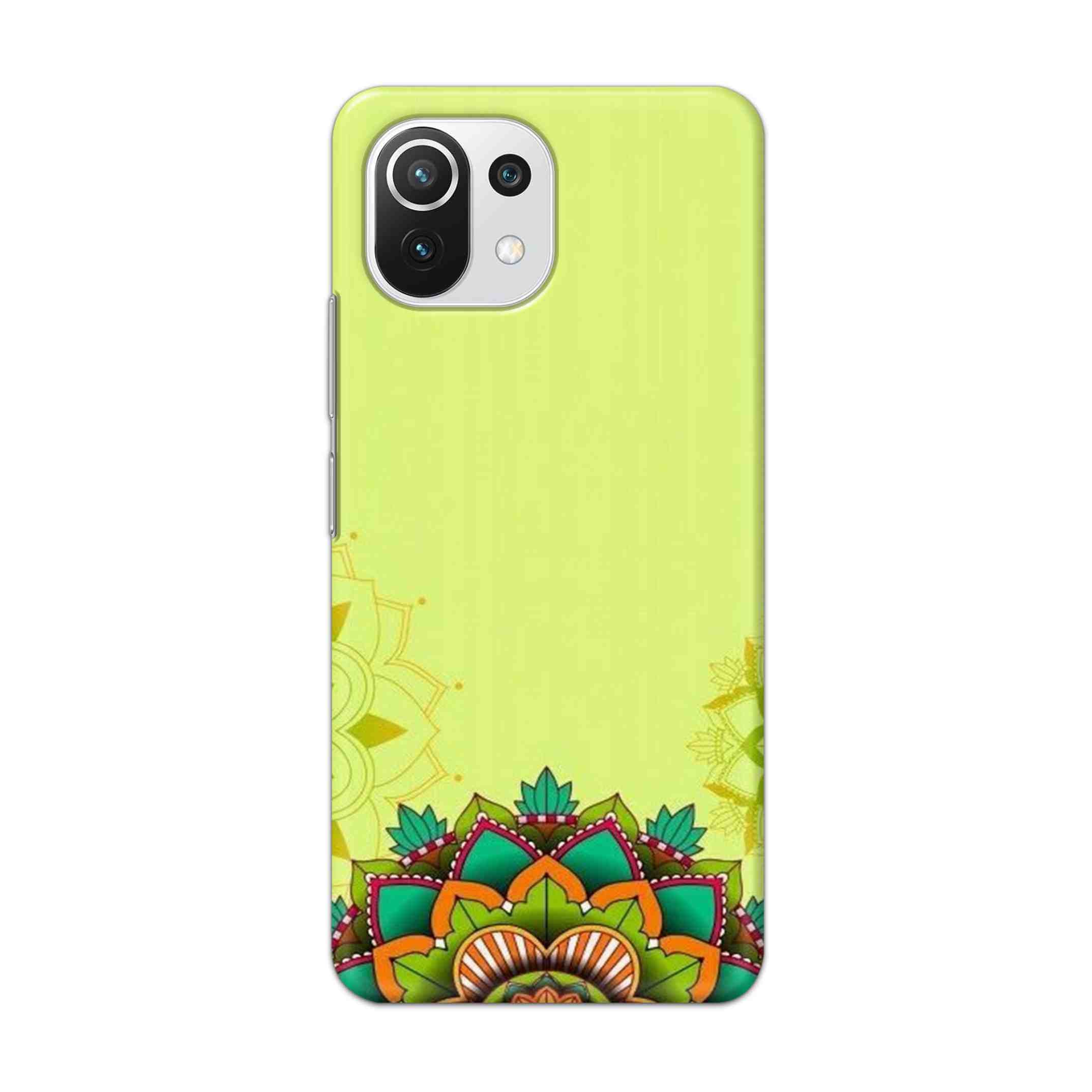 Buy Flower Mandala Hard Back Mobile Phone Case Cover For Mi 11 Lite NE 5G Online